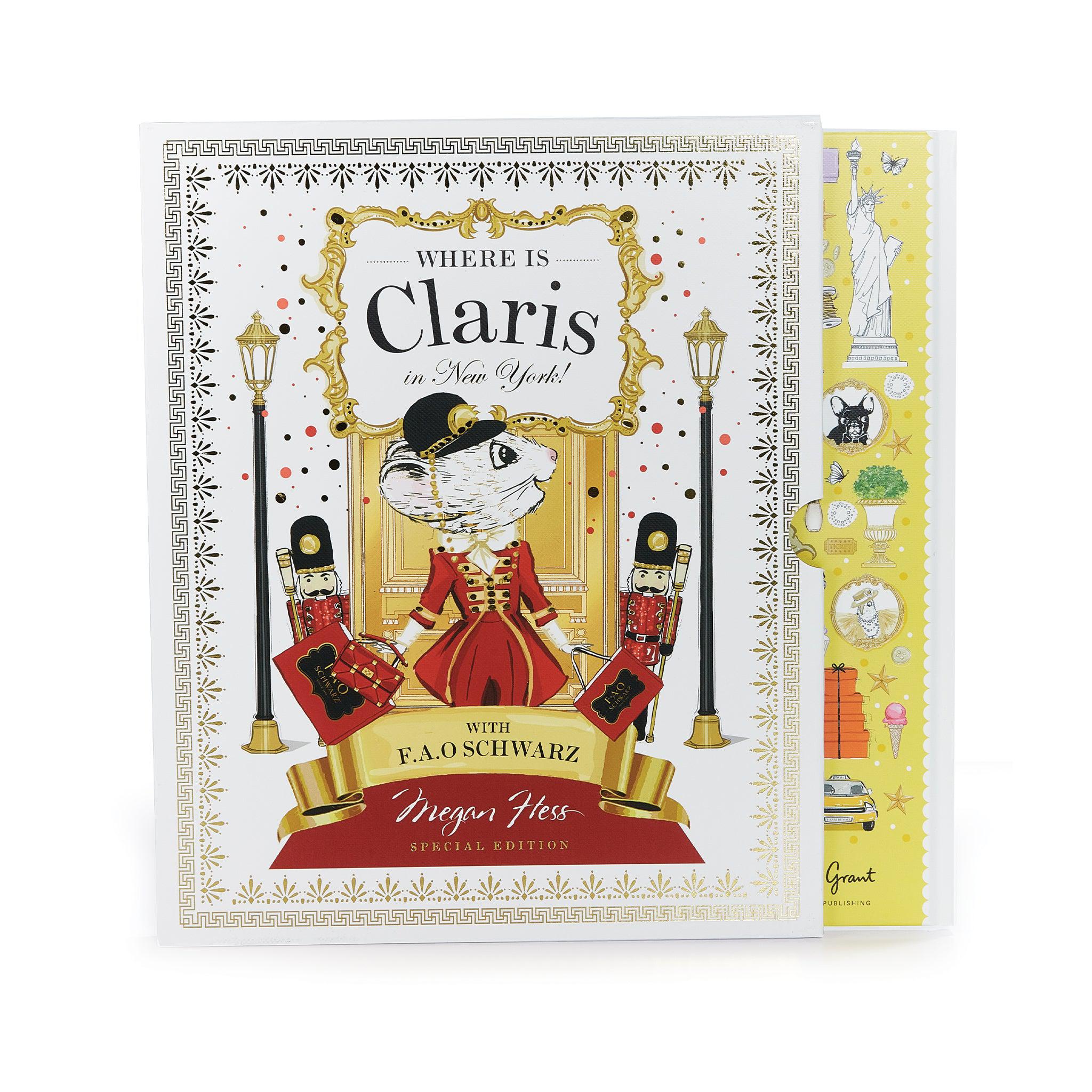 Claris The Mouse - Where is Claris In New York? FAO Schwarz Special Edition Hardcover Book、mySite、g9winljtr