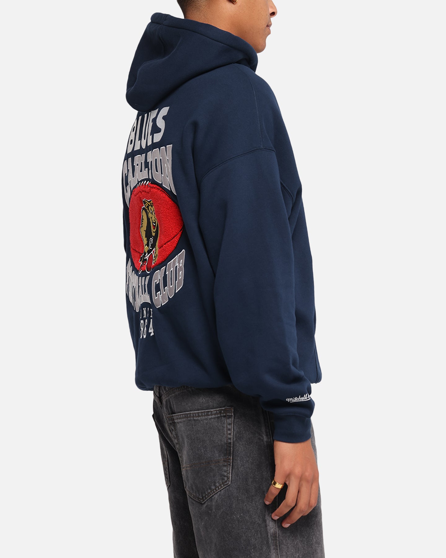 Mitchell & Ness Carlton Blues Team Hoodie Navy、mySite、zt4zffjzw