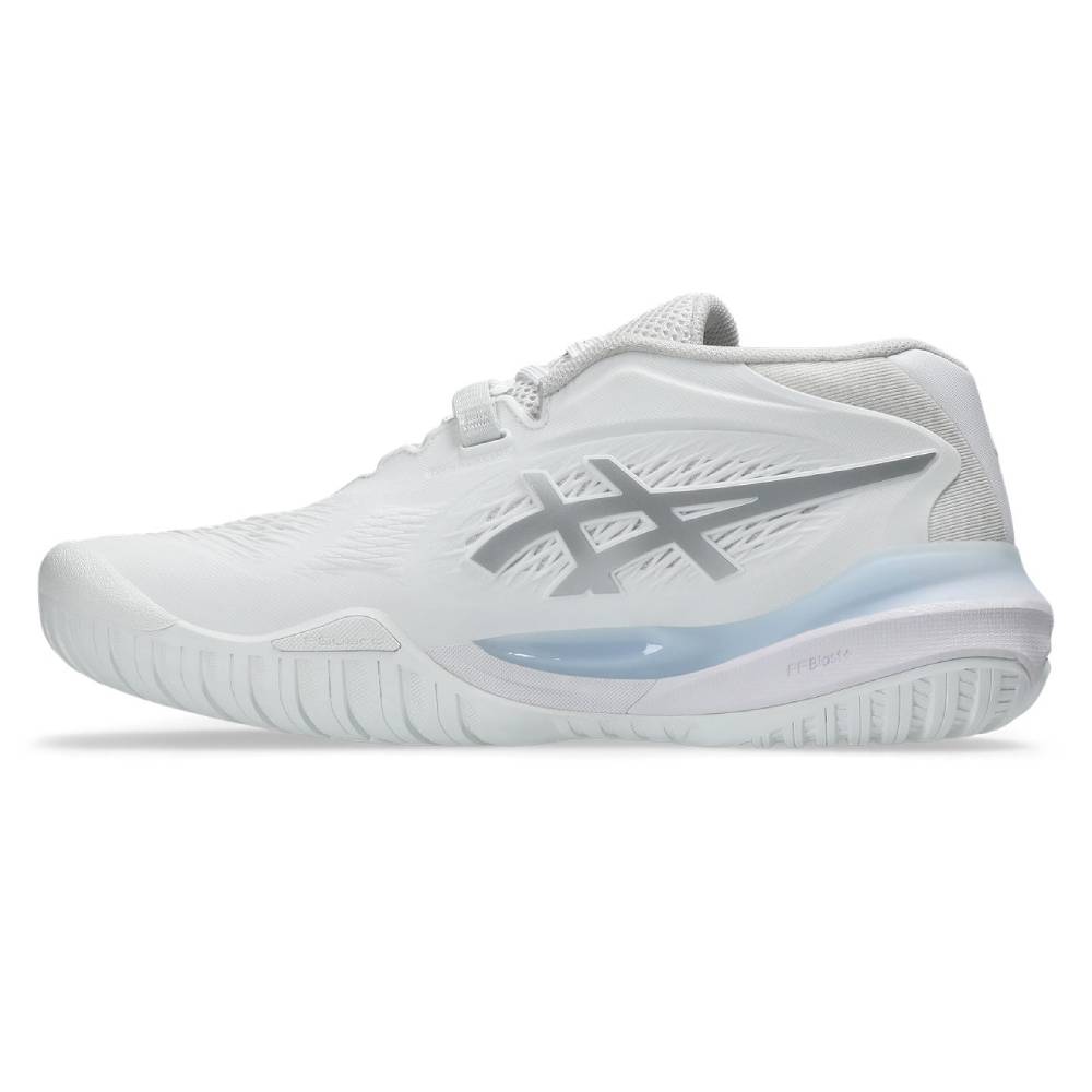 Asics Gel Resolution X Women's Tennis Shoe (White/Pure Silver)