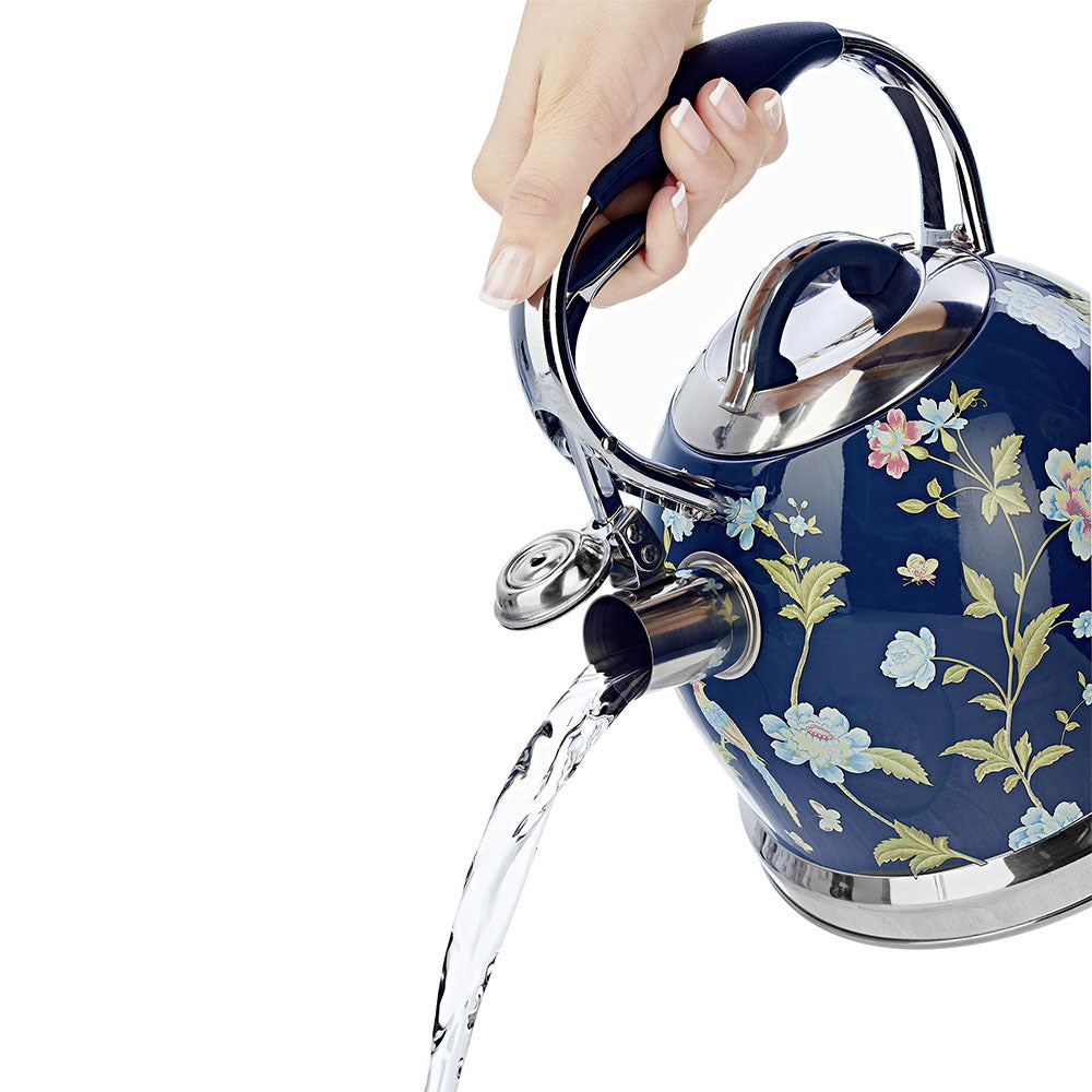 Laura Ashley Stove Top Kettle 2.5L - 10 Cup (Elveden Blue)、mySite、camillekostekn