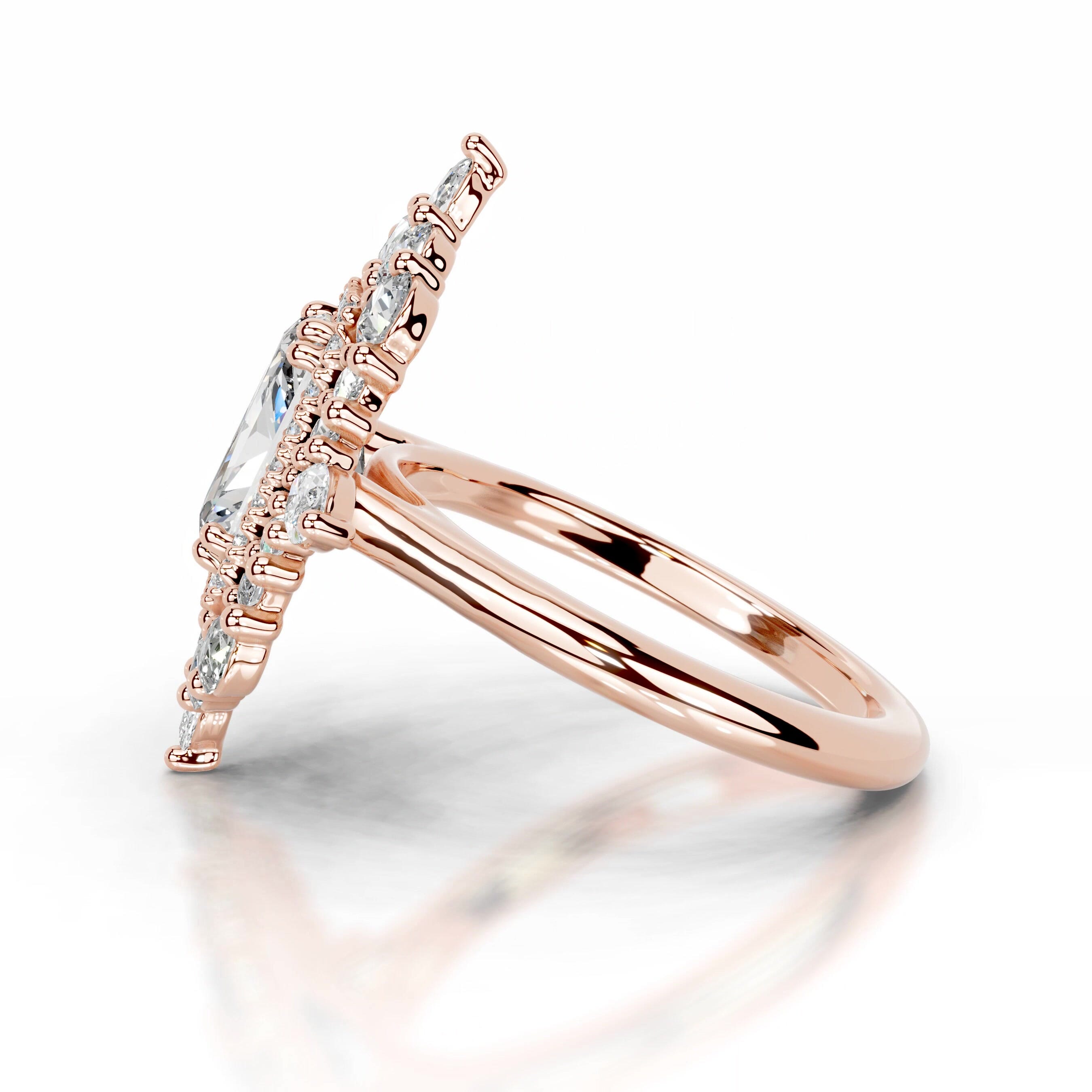 Alberta Diamond Engagement Ring - 14K Rose Gold、mySite、hinf8tx79