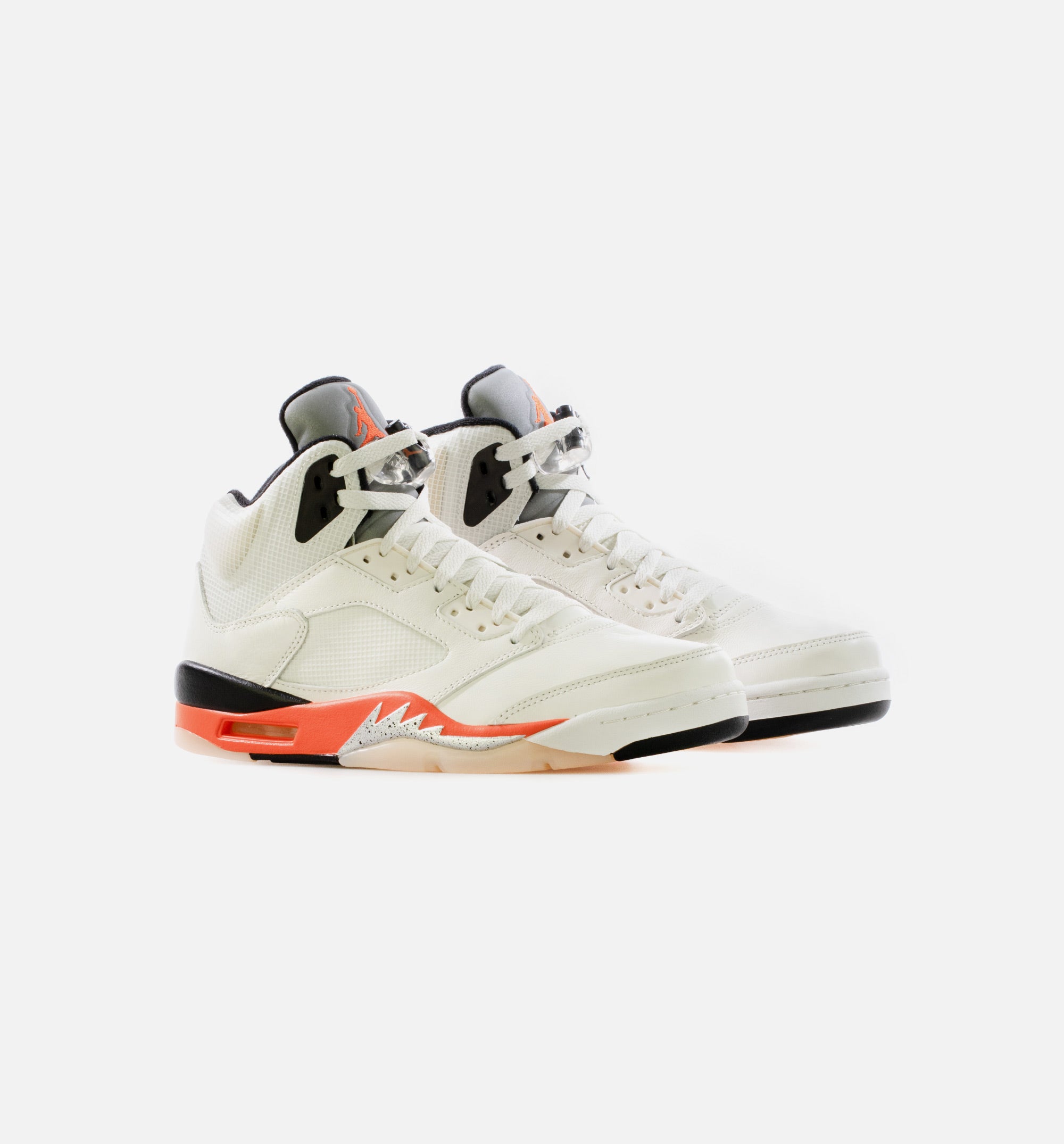 Air Jordan 5 Retro Orange Blaze Mens Lifestyle Shoe - Sail/Orange Blaze/Metallic Silver/Black Limit One Per Customer、mySite、dreamappss