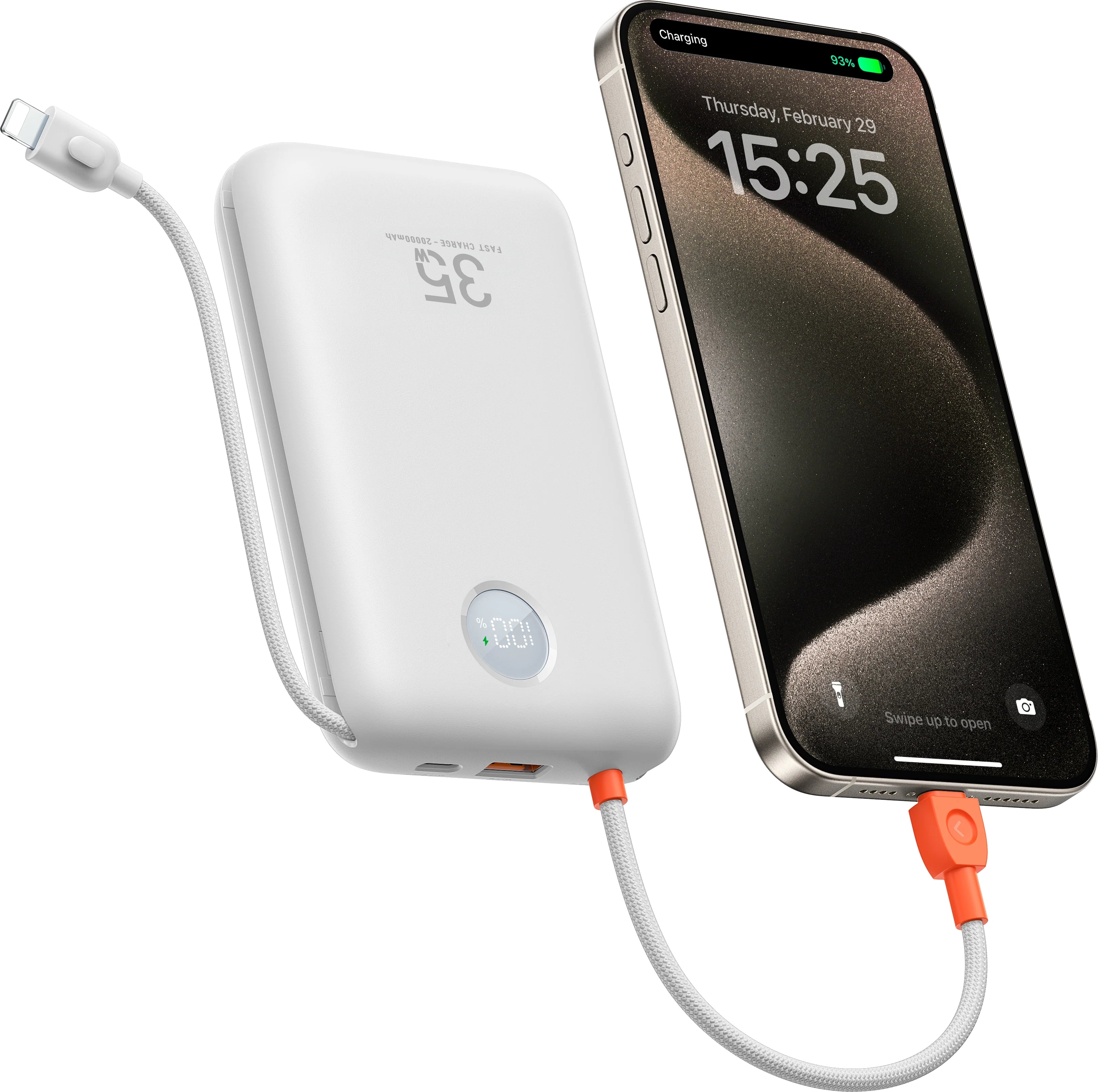 Laptop 20000mAh PD35W Power Bank with LED Display、mySite、fannypackpong