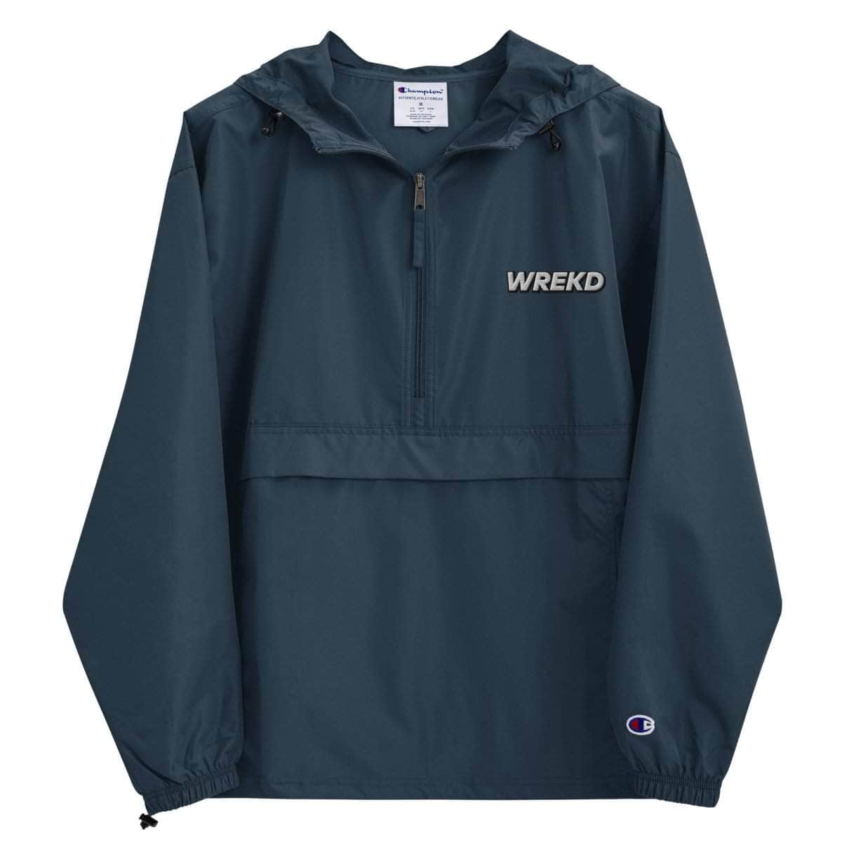  WREKD Embroidered Champion Packable Jacket、mySite、merchandisen