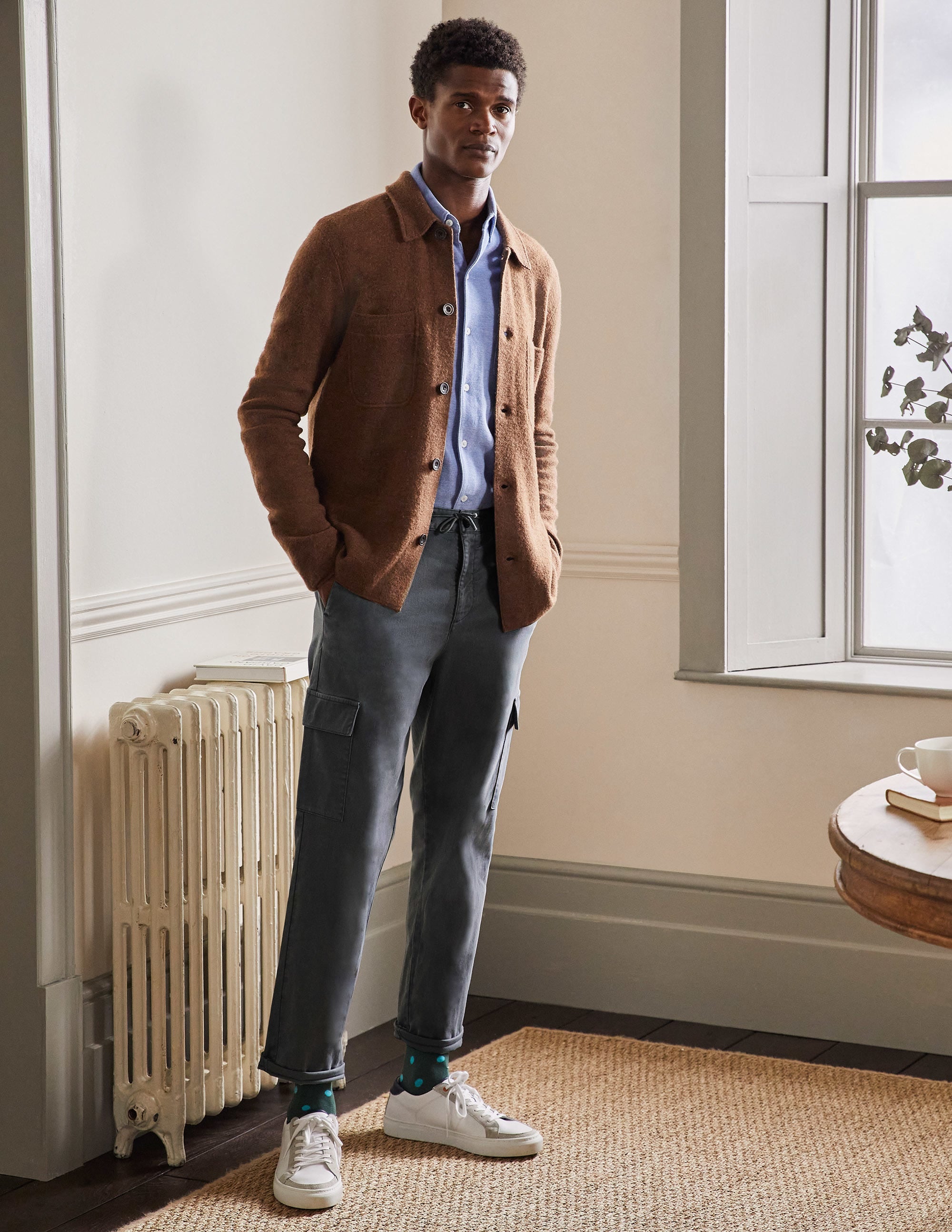  Elasticated Waist Cargo-London Grey、mySite、ashleygrahame