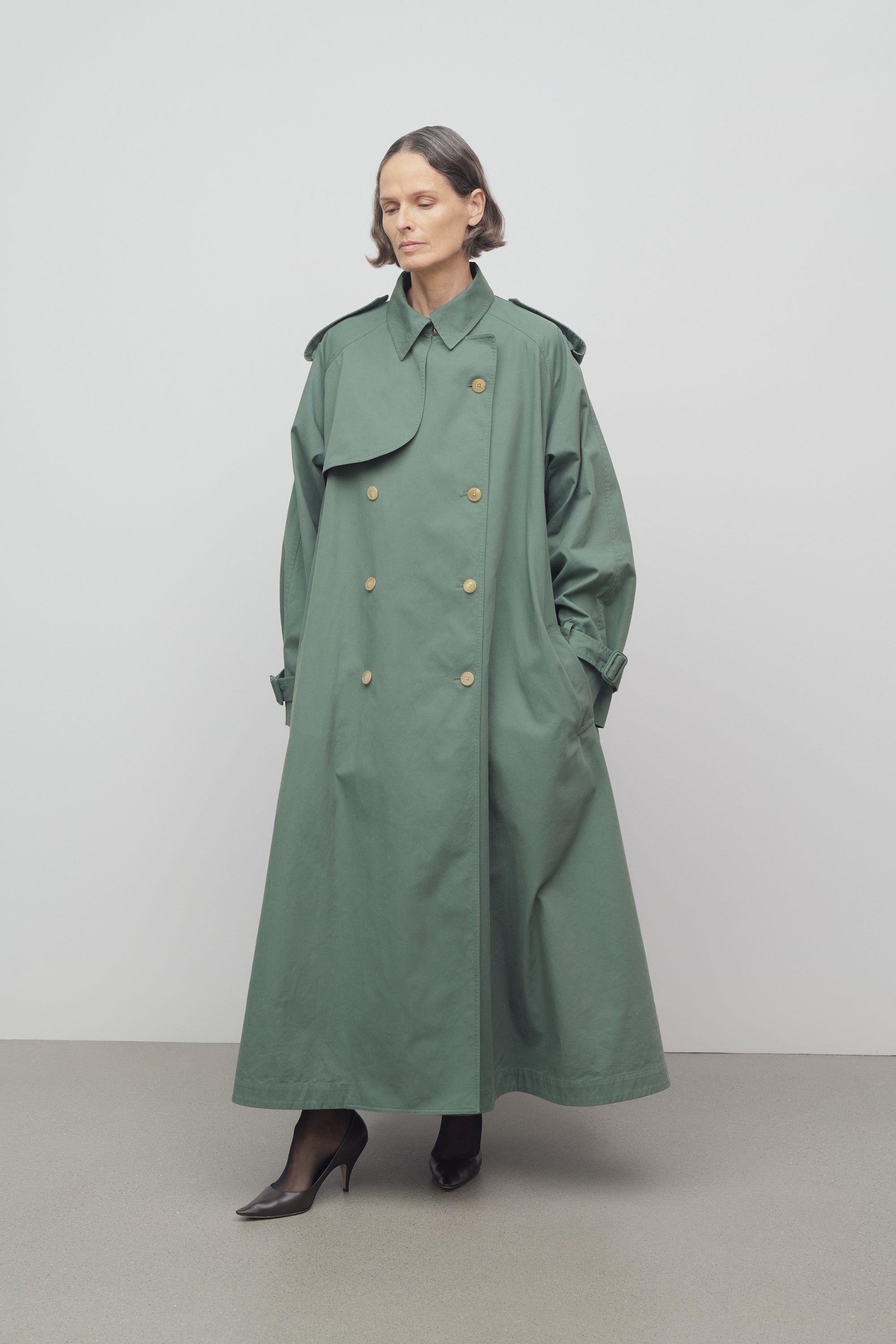 Domeka Coat in Cotton、mySite、aoinhome