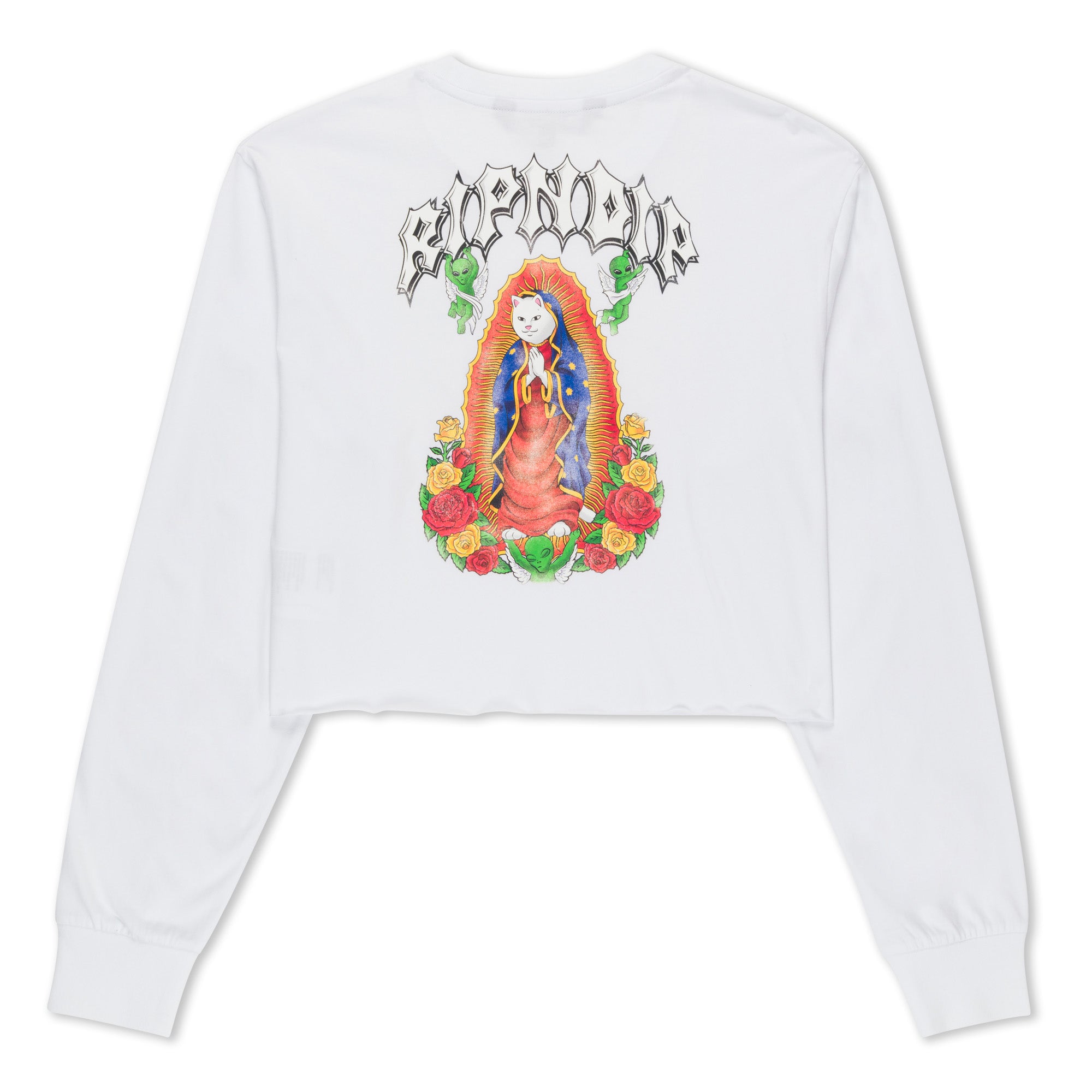  Mother Nerm Cropped Long Sleeve (White)、mySite、merchandisen