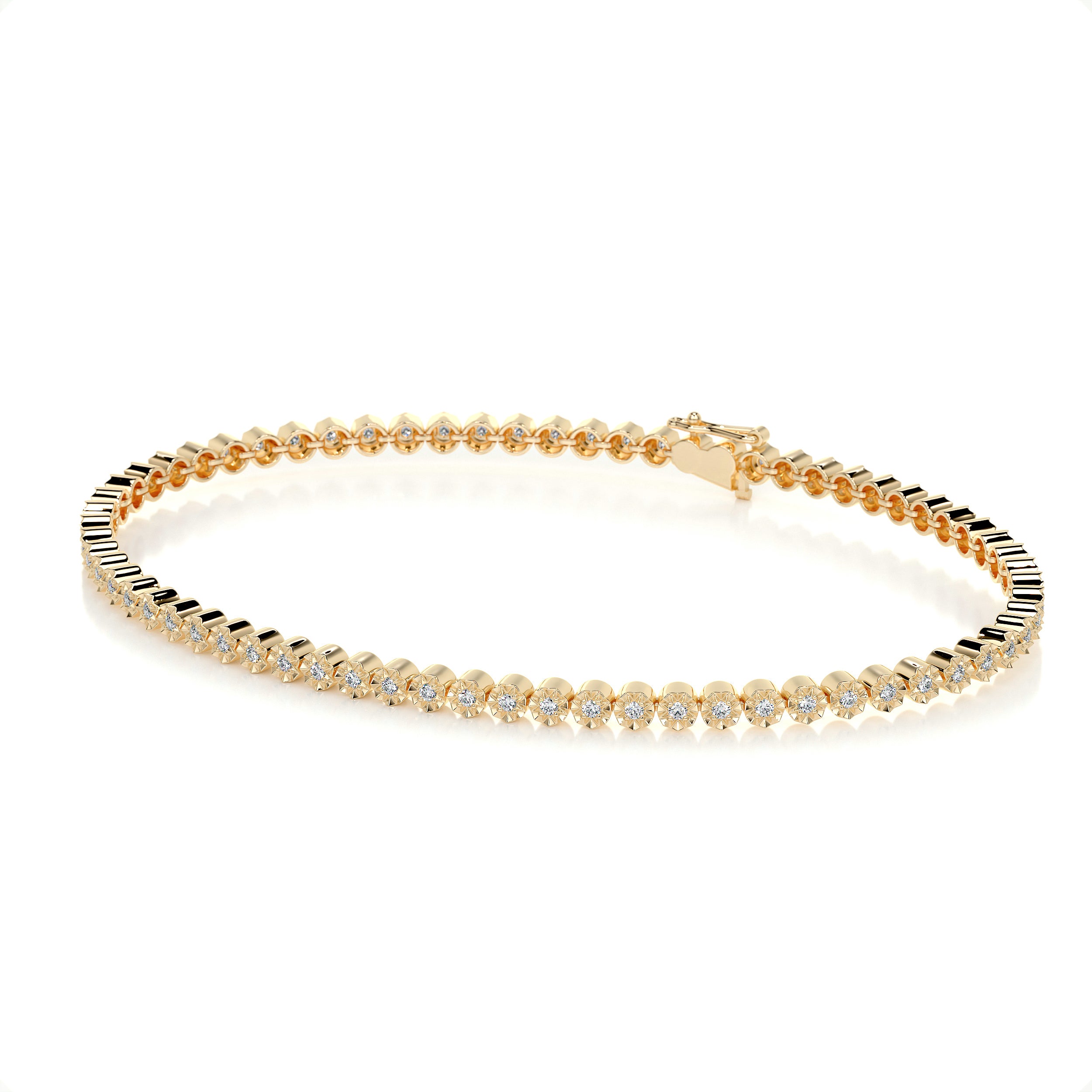 Ingrid Tennis Diamond Bracelet (0.75 Carat) -18K Yellow Gold、mySite、hinf8tx79