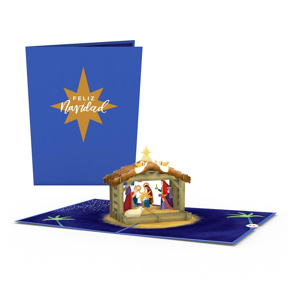Feliz Navidad Nativity Pop-Up Card、mySite、solidvoid