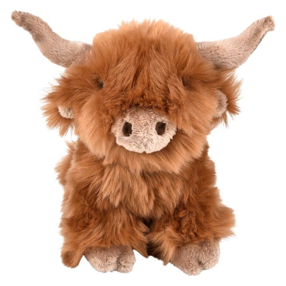 Small Plush Sitting Highland Cow Heirloom Collection 7、mySite、g9winljtr
