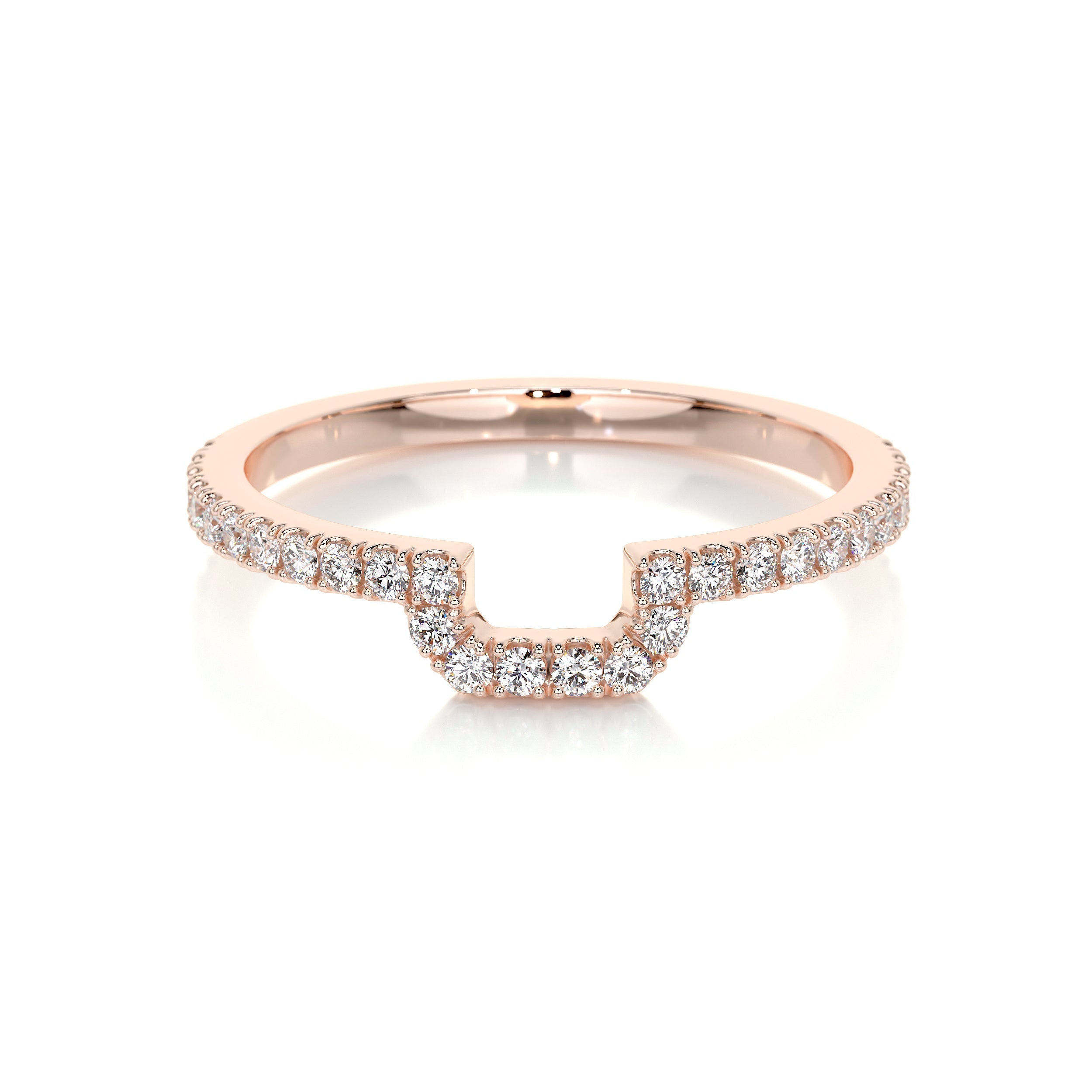 Luna Lab Grown Diamond Wedding Ring (0.30 Carat) -14K Rose Gold (RTS)、mySite、hinf8tx79
