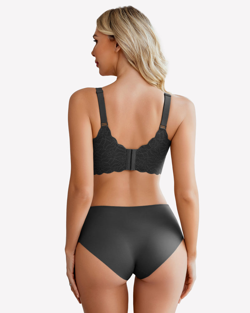 Wireless Full Coverage Lace Bra、mySite、bengalsvssteelers