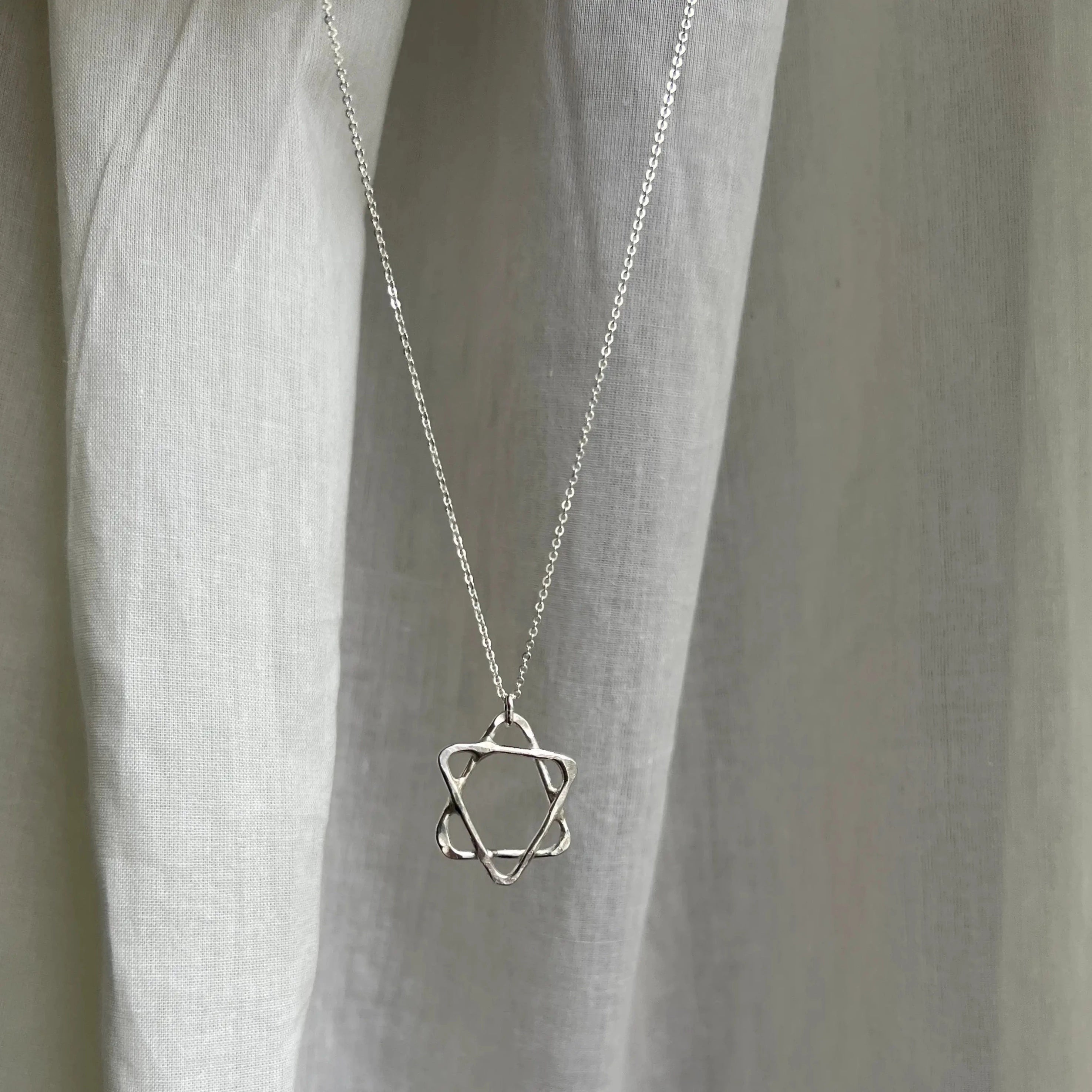 Sterling Silver Handmade Organic Star of David - Small or Large、mySite、topwebapps
