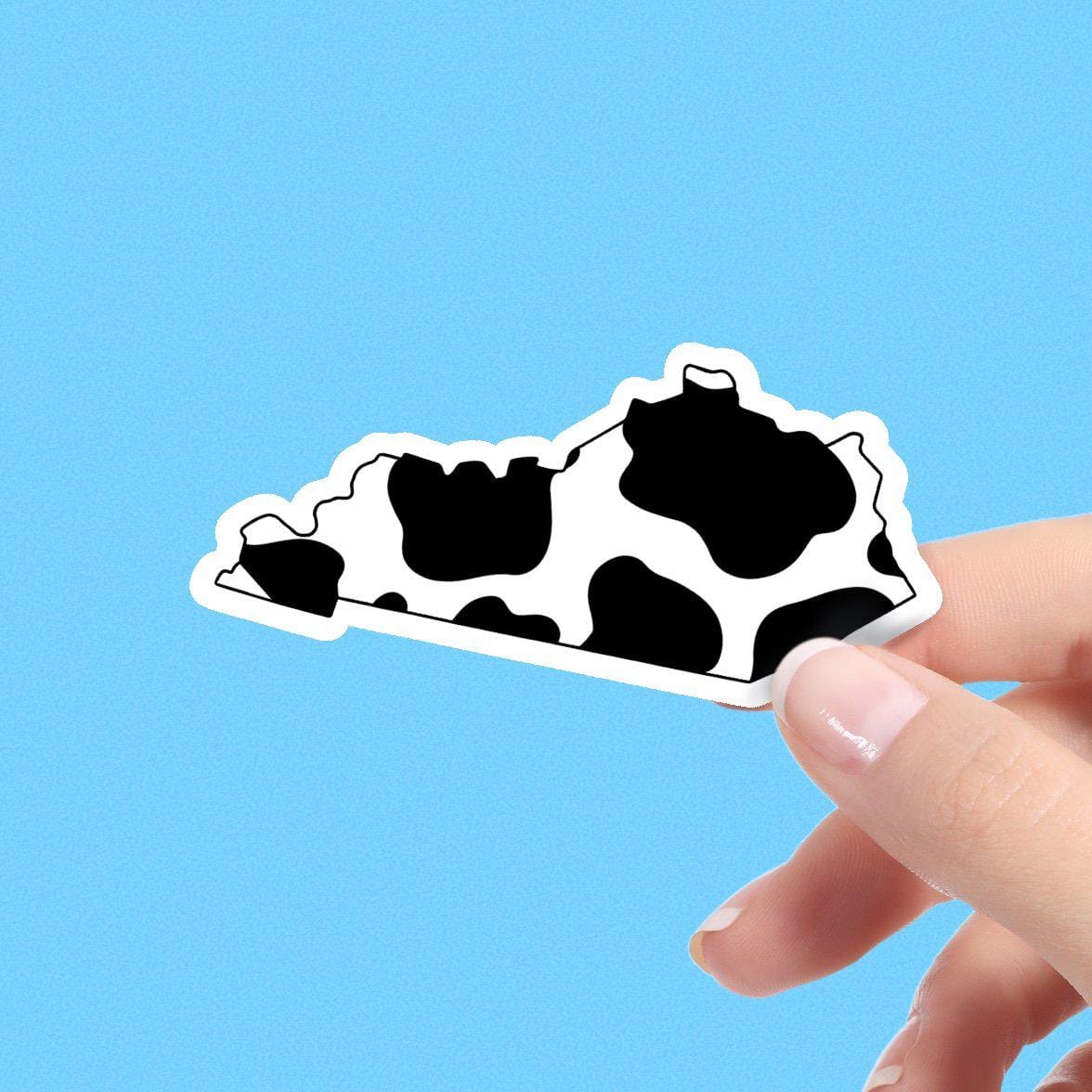  Kentucky Cow Pattern Sticker、mySite、elrpsem3k
