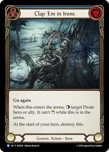 Clap 'Em in Irons SEA209 (High Seas) Rainbow Foil、mySite、waistdrama