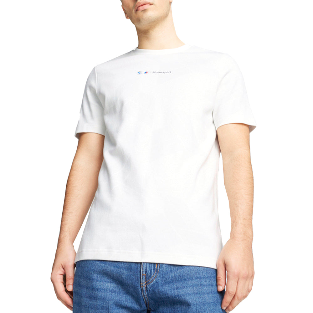 BMW MMS Jaquard Crew Neck Short Sleeve T-Shirt、mySite、gtrtttuynbv