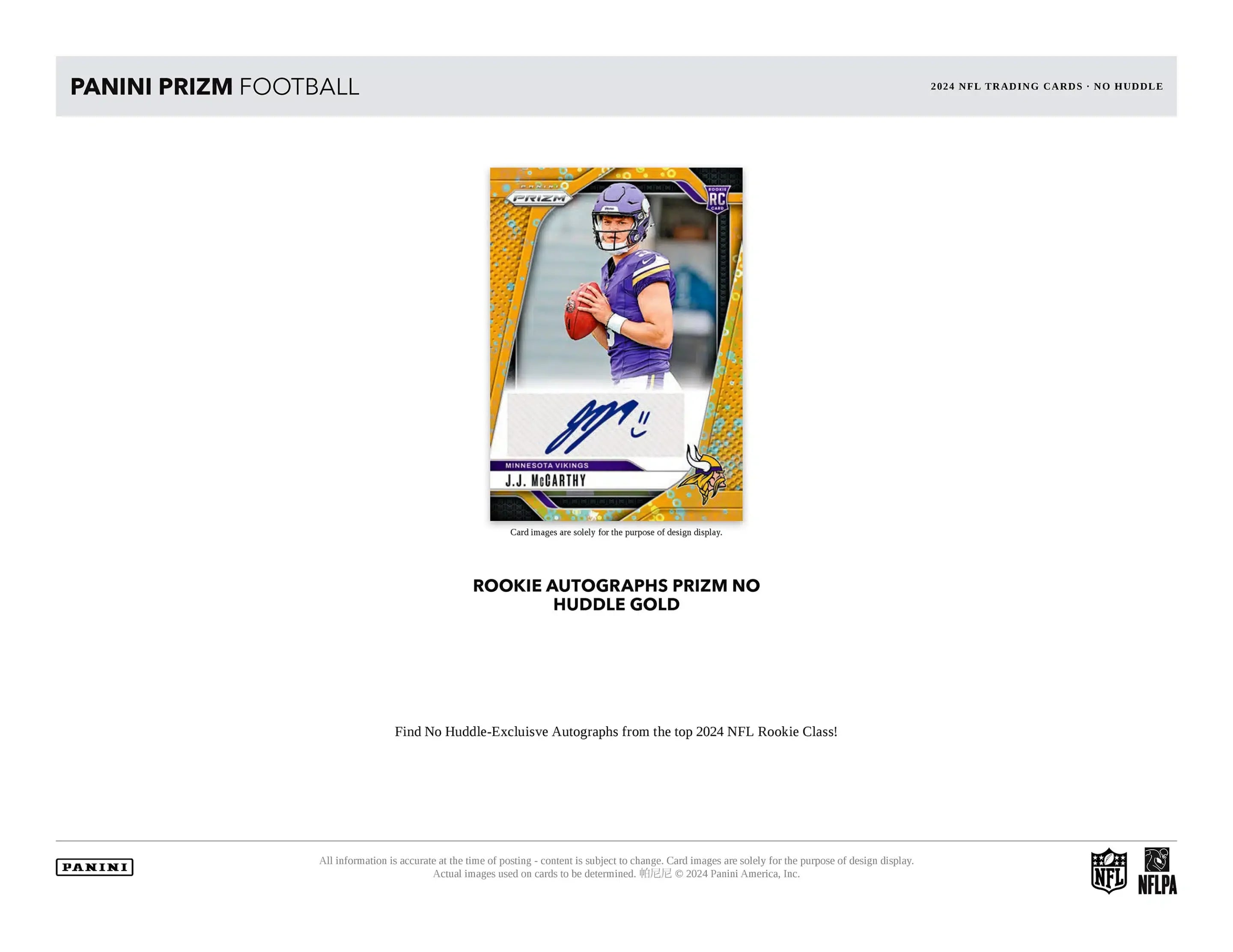 Panini Prizm NFL Football 2024 - No Huddle Hobby Box、mySite、waistdrama