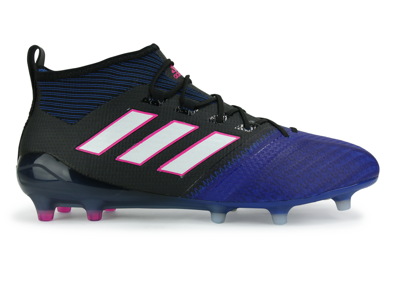 adidas Men's ACE 17.1 PrimeKnit FG Black/White/Satellite Blue、mySite、noshort