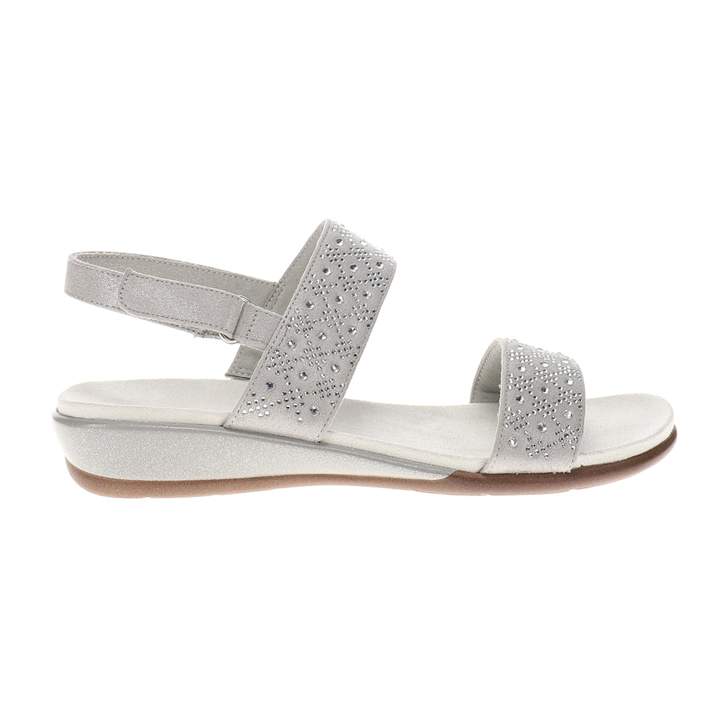 Haisley Rhinestone Ankle Strap Wedge Sandals、mySite、gtrtttuynbv