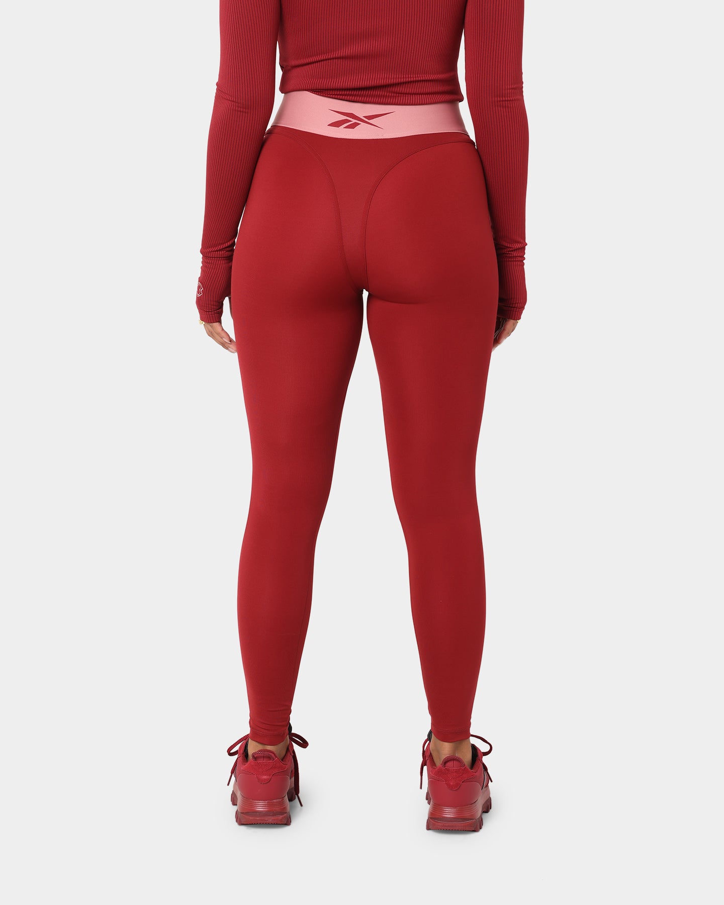 Reebok Women's Cardi B X Reebok Tights Triathlon Red、mySite、zt4zffjzw