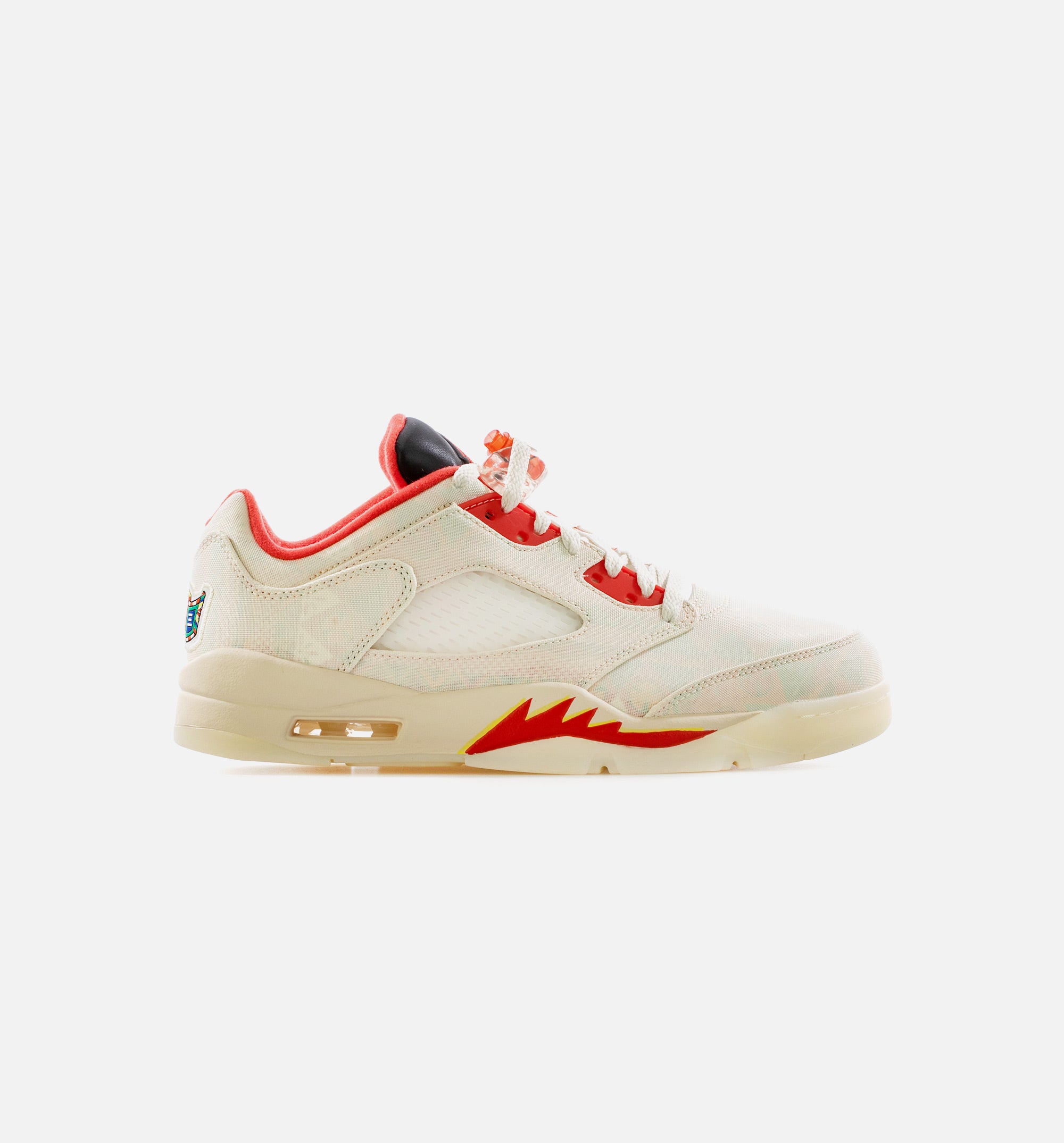 Air Jordan Retro 5 Low Chinese New Year Mens Lifestyle Shoe - Sail/Red、mySite、dreamappss