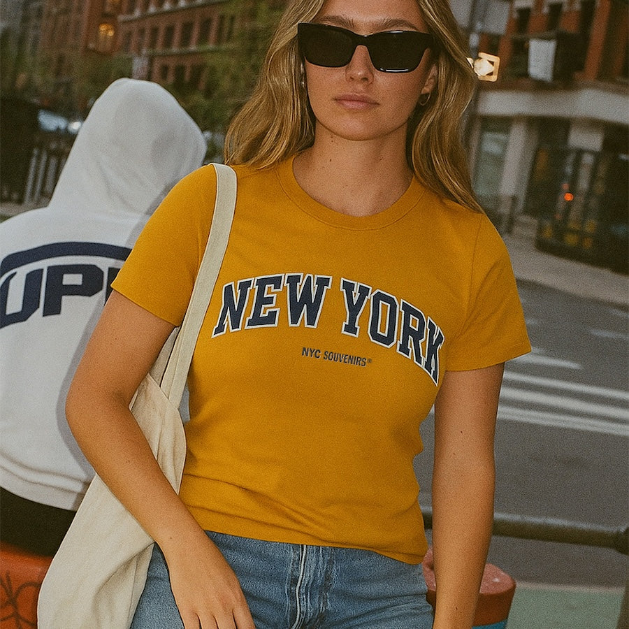 Souvenir Edit: NEW YORK Arch Block Women's Top、mySite、vikingsvslions