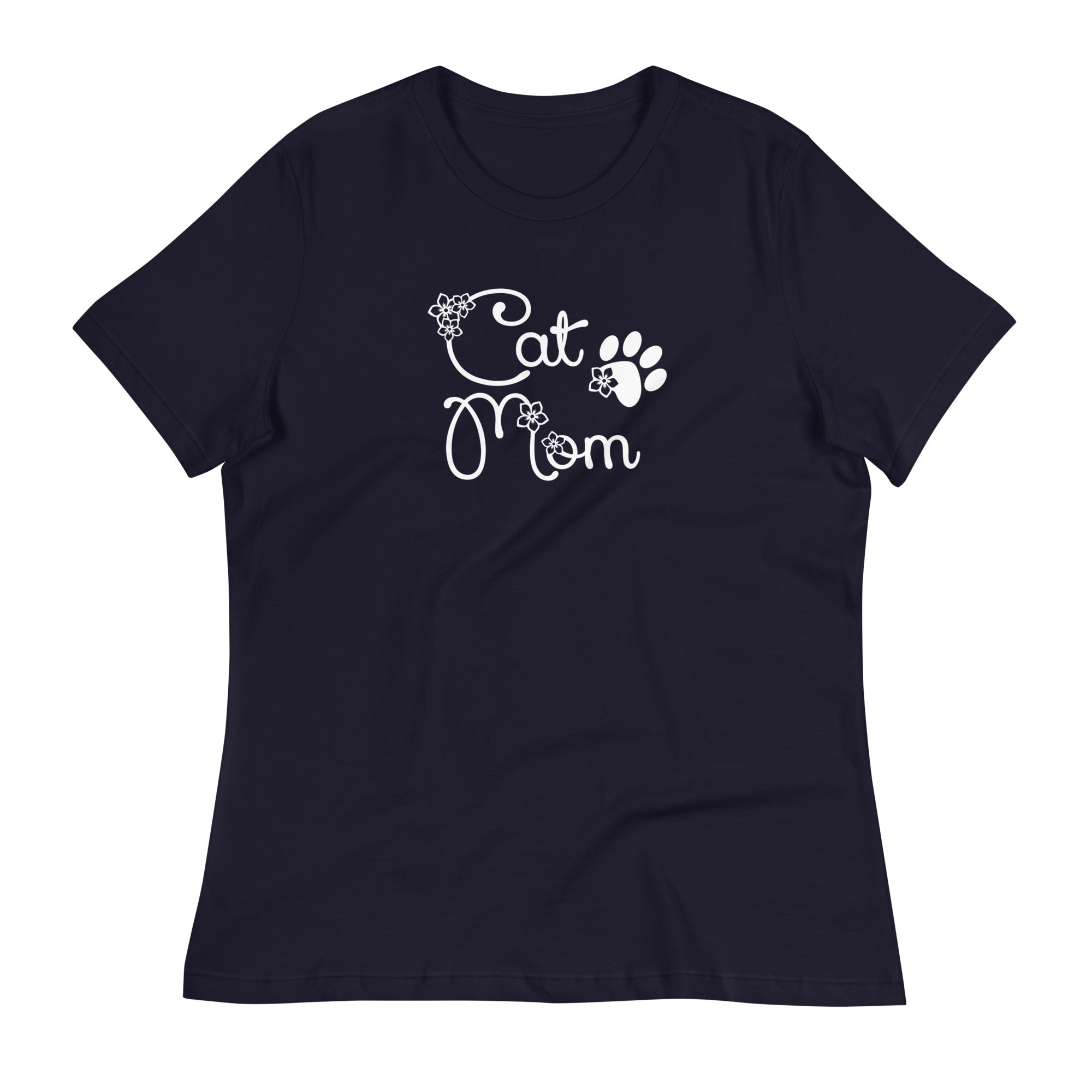 Cat Mom Relaxed T-Shirt、mySite、camillekostekn
