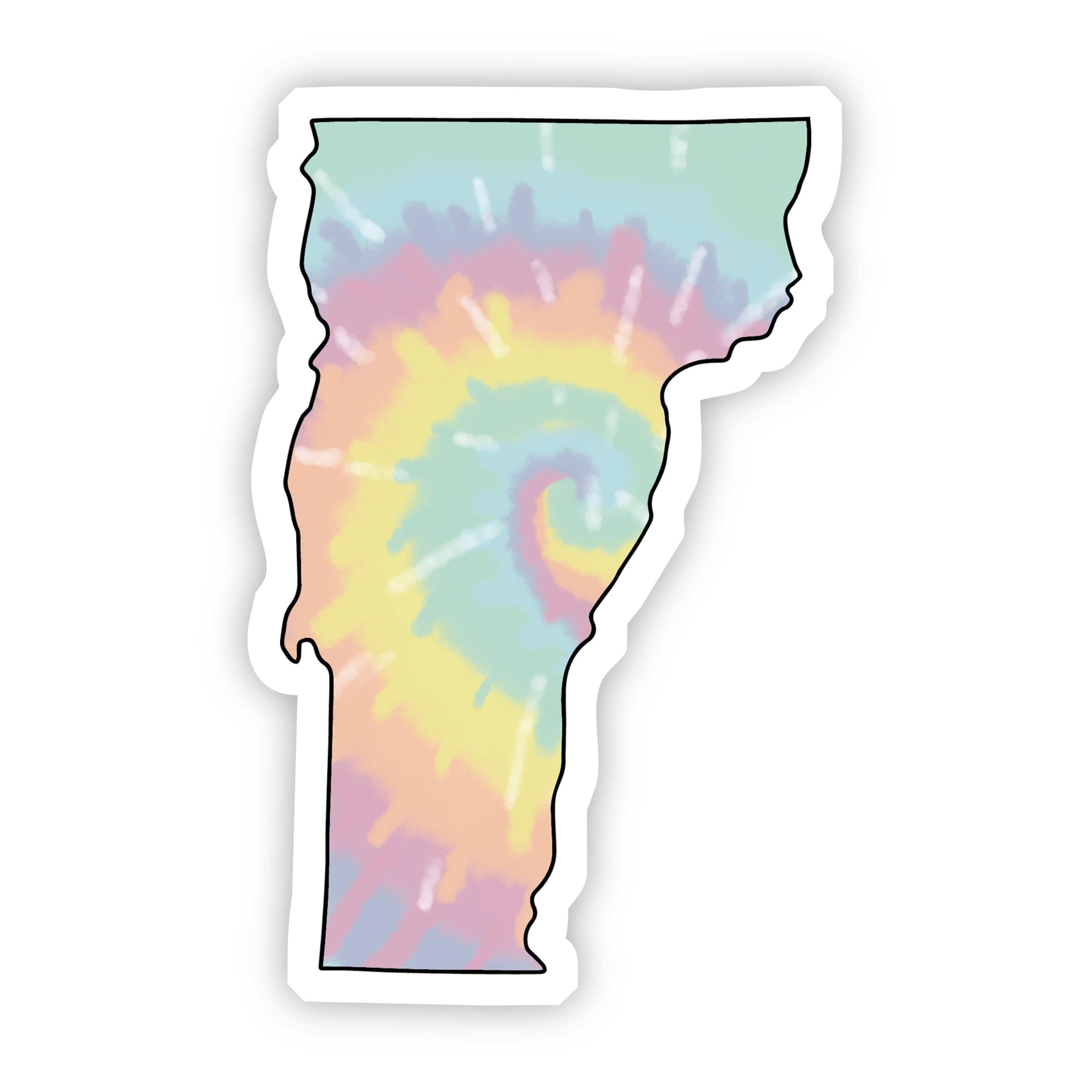  Vermont Tie Dye Sticker、mySite、elrpsem3k