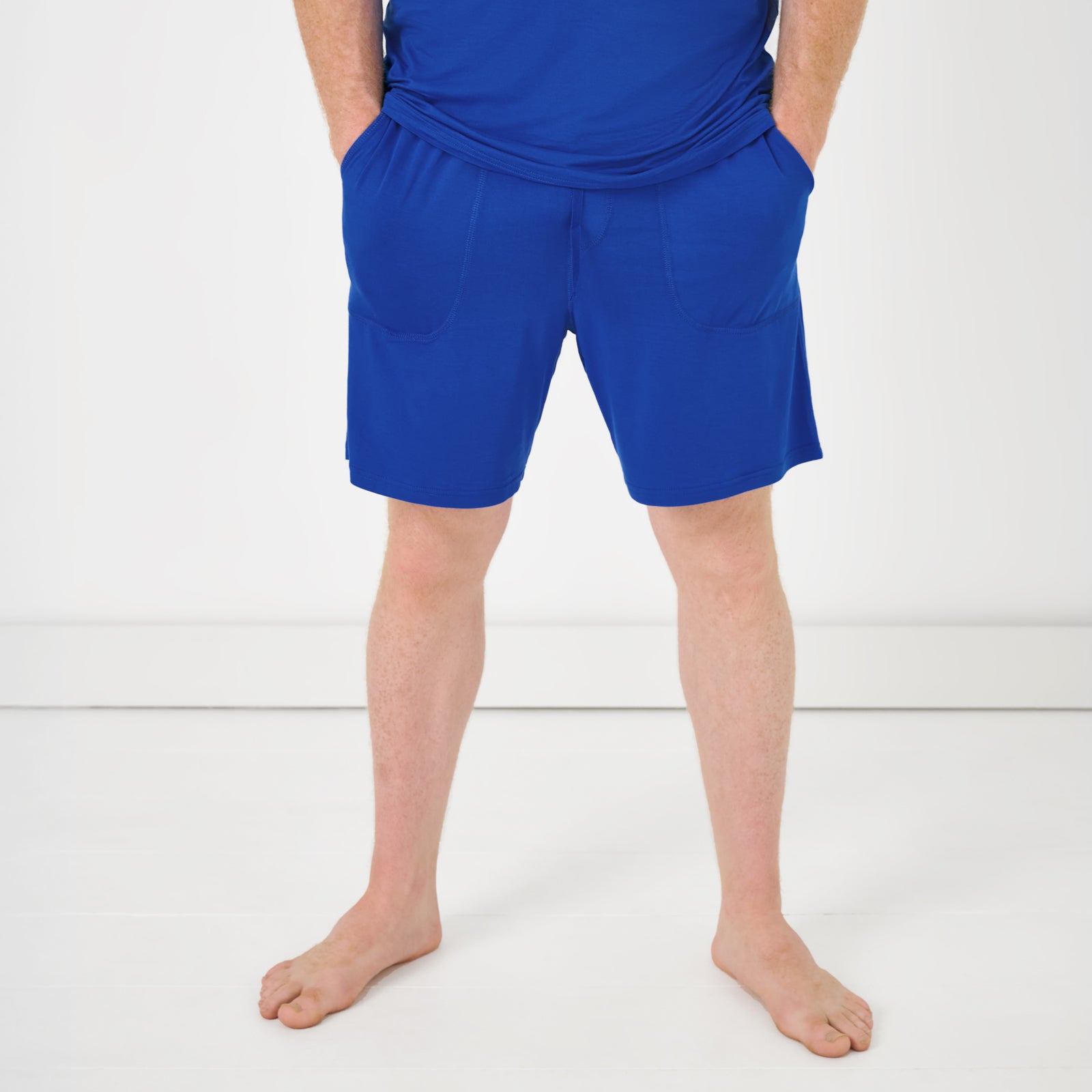  Electric Blue Men's Pajama Shorts、mySite、layawaytickets