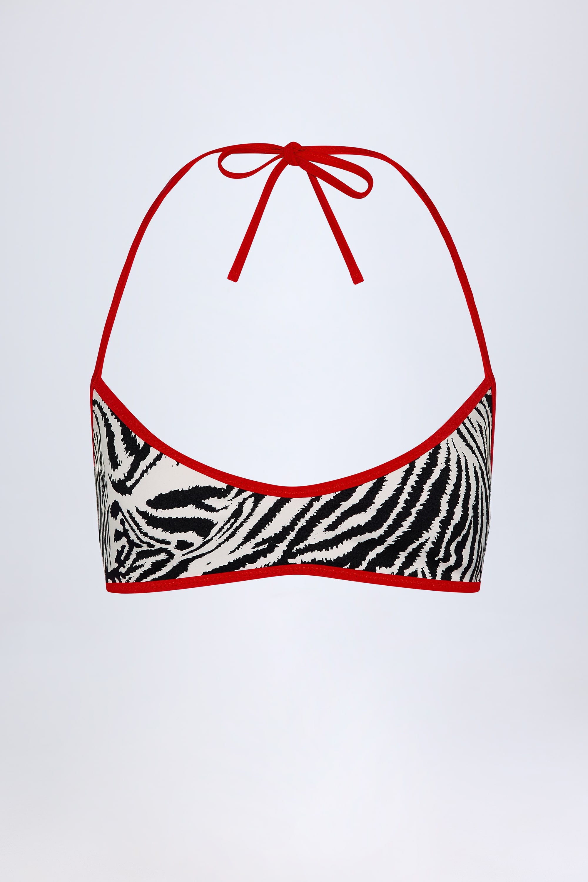  Reversible Halterneck Bikini Top in Zebra Print、mySite、sugarbowlscore
