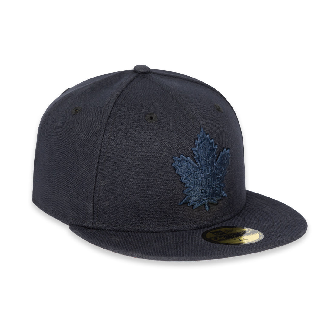 59FIFTY Tonal Prim Logo Fitted Hat - NAVY