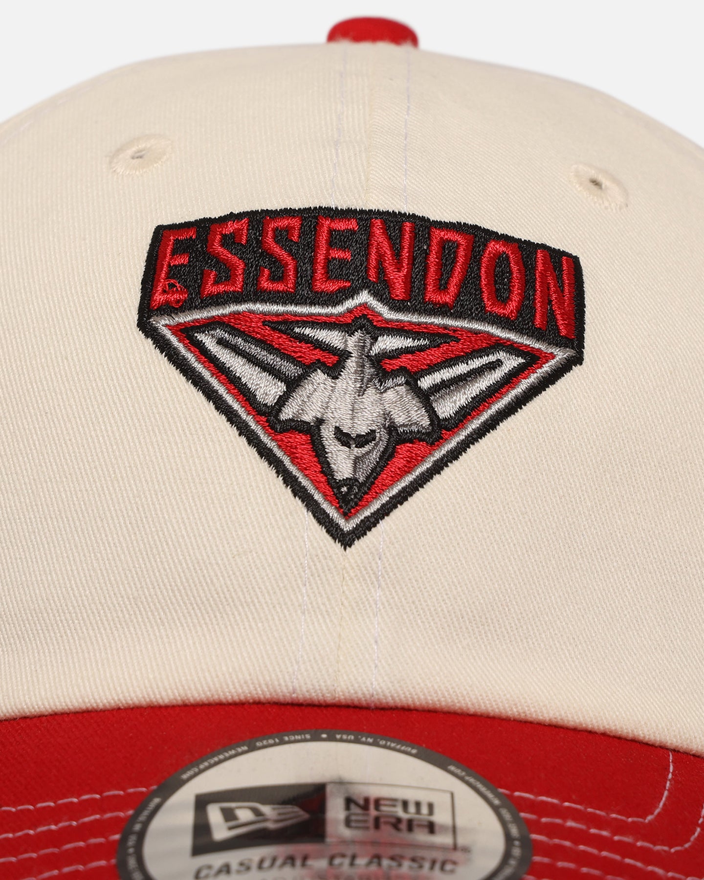 New Era Essendon Bombers 'AFL 2025 2 Tone' Casual Classic Strapback Chrome White、mySite、zt4zffjzw
