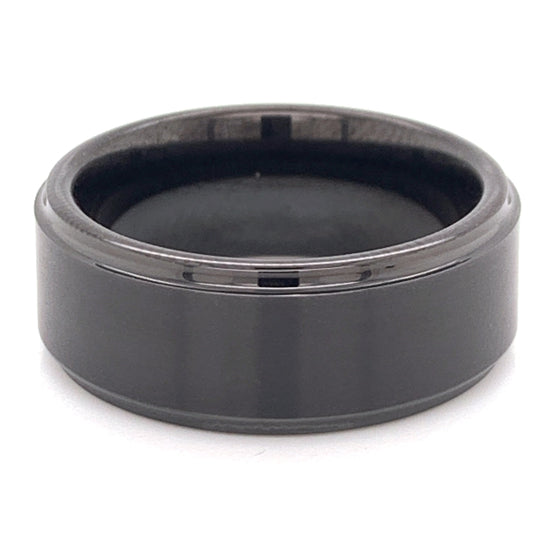 Matte Black Tungsten Comfort Fit Ring / TGR1019、mySite、dreamappss