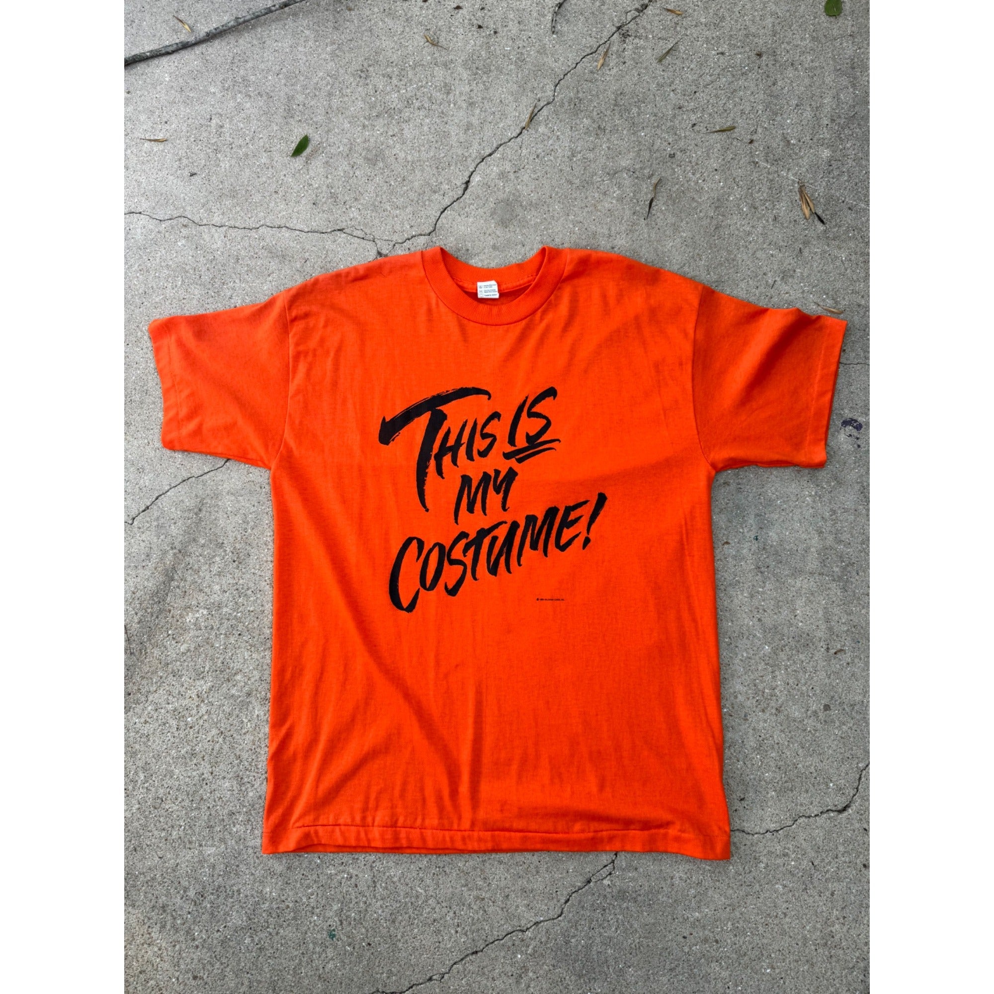 89' Hallmark This Is My Costume Single Stitch Halloween Tee T-Shirt XL、mySite、garagedoors4me