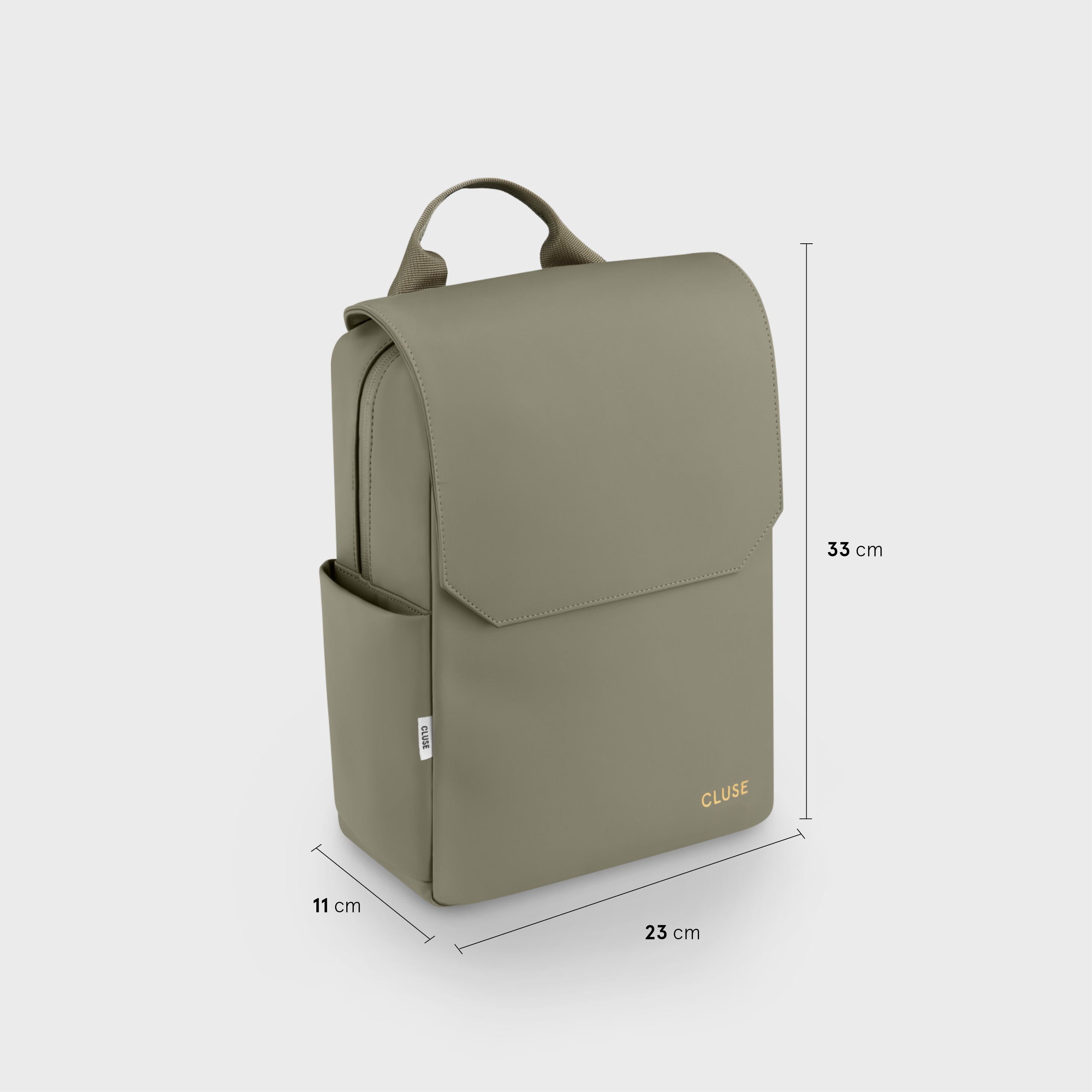 Nuitée Petite Backpack, Light Green, Gold Colour、mySite、botmansion