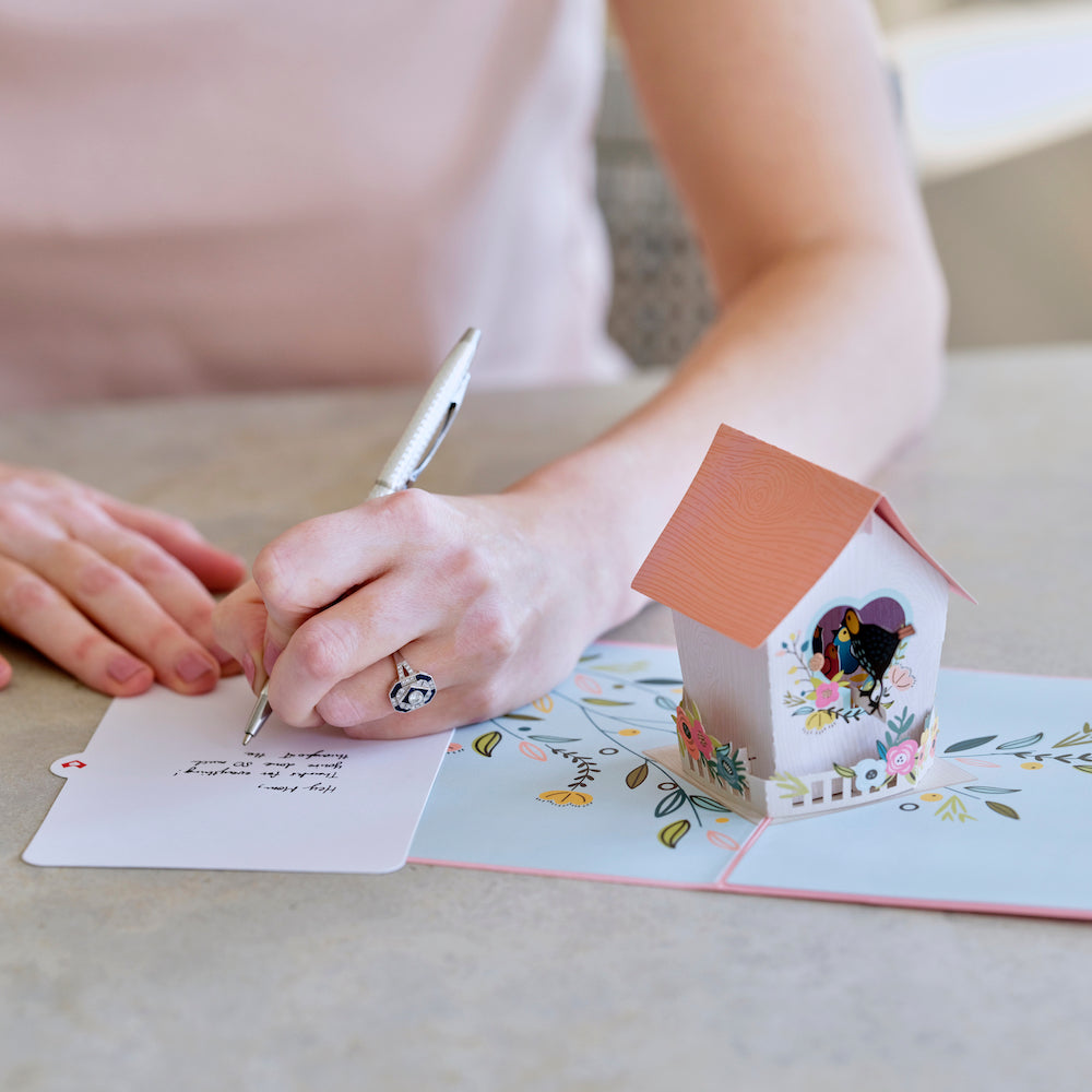 Mother's Day Birdhouse Pop-Up Card、mySite、solidvoid