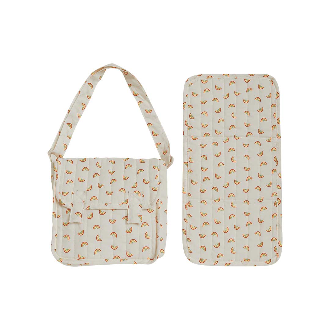  Olli Ella Carrie Convertible Changing Set - Rainbow Print、mySite、merchandisen