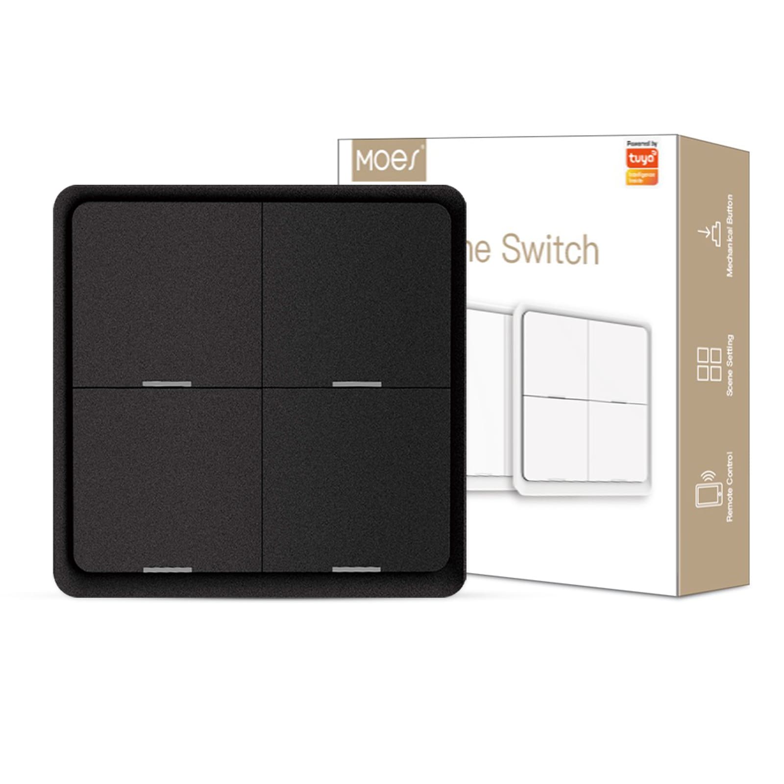 ZigBee Light Switch, Battery Powered Light Switch, Multi-Control Wireless Push Button Scene Switches、mySite、fannypackpong