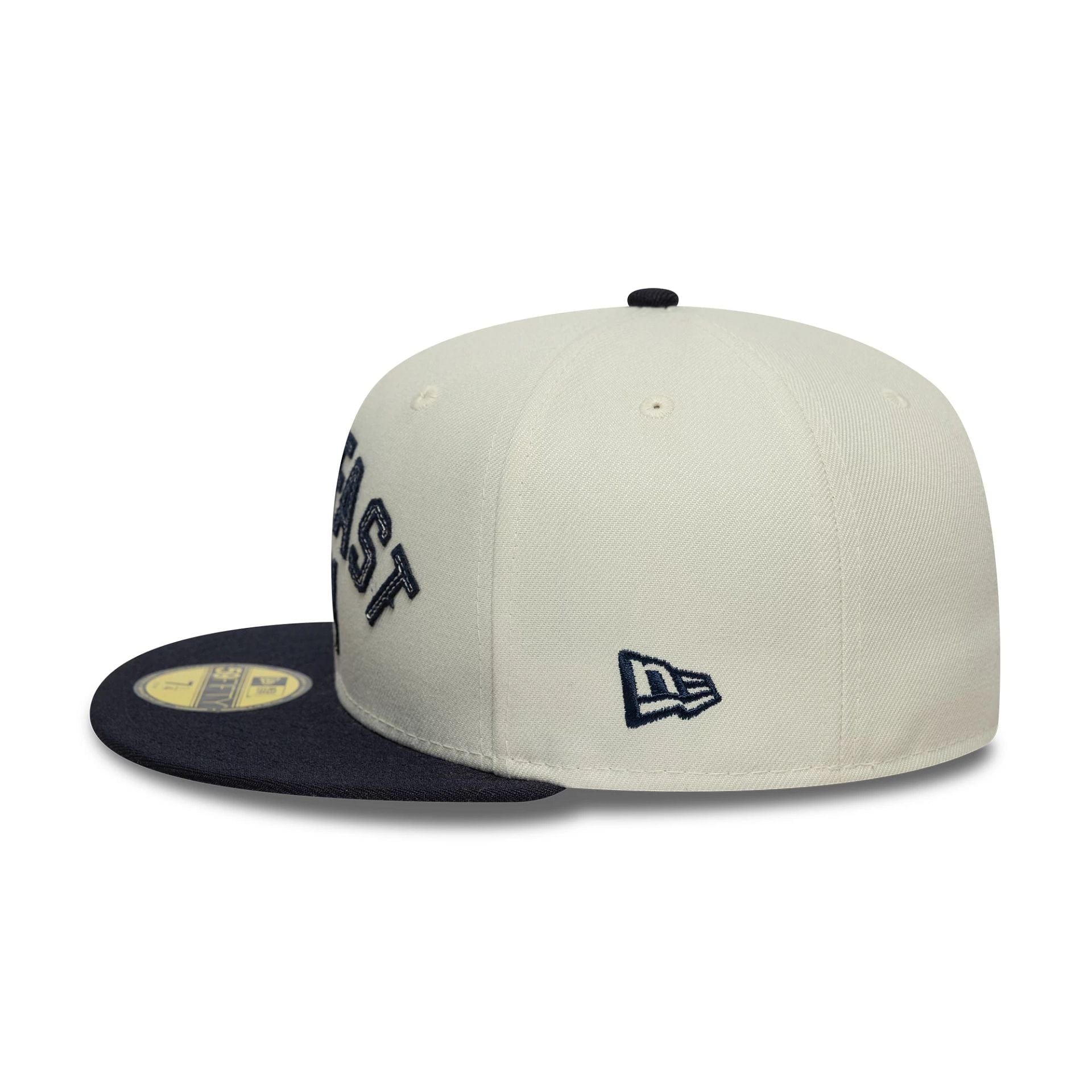 LFDY x New Era Wordmark Open Cream Low Profile 59FIFTY Fitted Cap、mySite、vikingsvslions