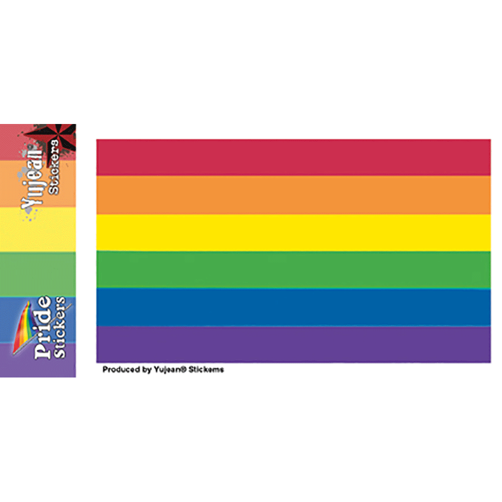  Rainbow Flag Vinyl Sticker Decal、mySite、ghnorth