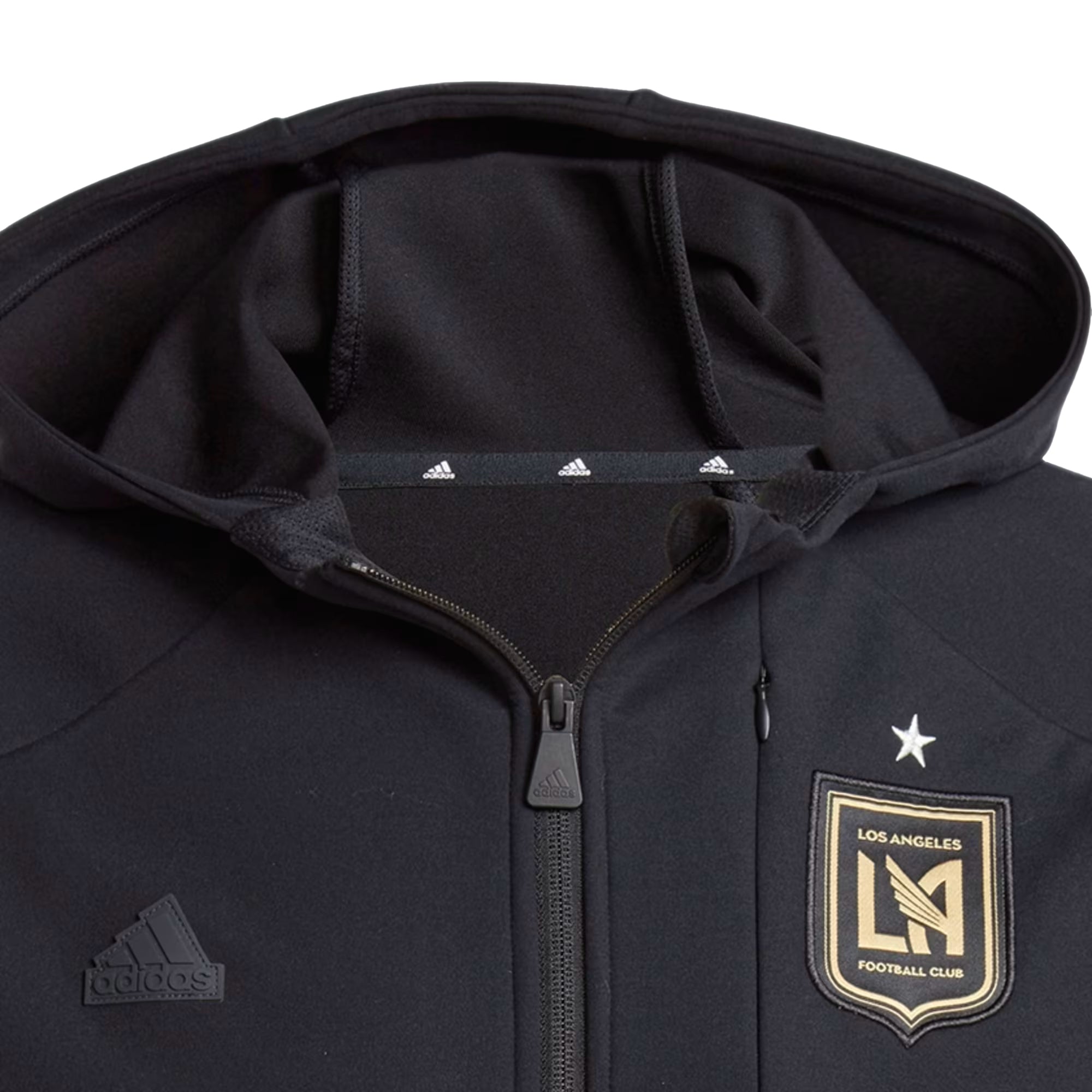 adidas Men's LAFC 2024 Gameday Anthem Jacket Black、mySite、noshort