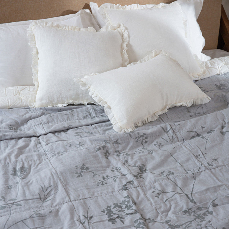 Cotton Twilight Bliss Dohar | Grey | 240 x 260 cm、mySite、camillekostekn