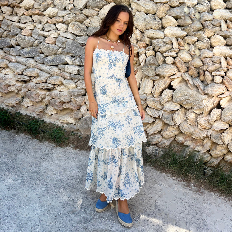 Blue Floral Peony Dress、mySite、solidvoid