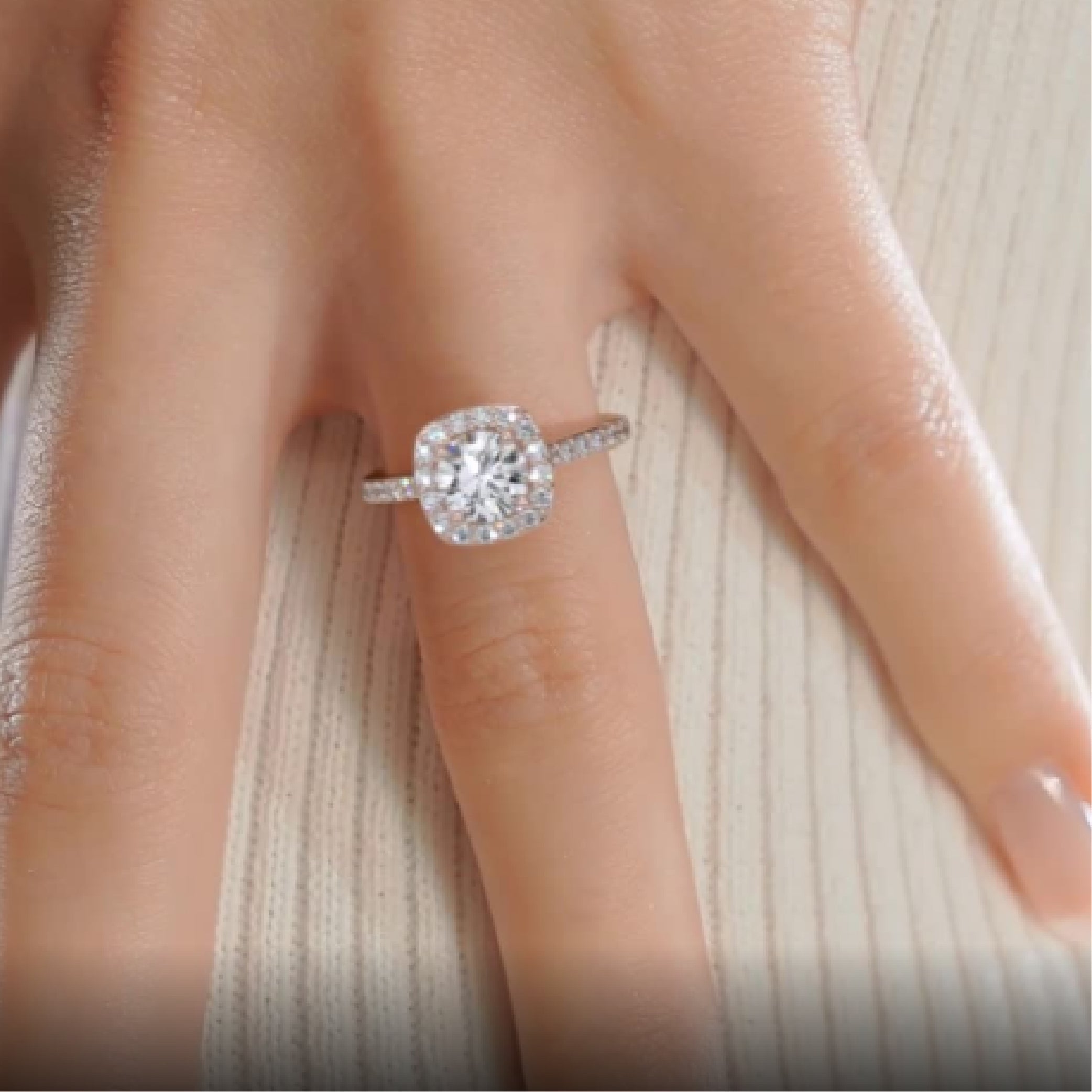 Paisley Lab Grown Diamond Ring -14K Rose Gold、mySite、hinf8tx79