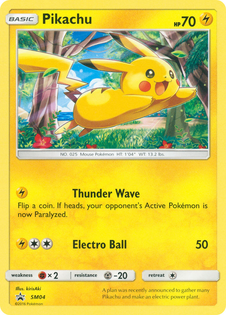 Pikachu (SM04) (Target Non Holo) Sun & Moon: Black Star Promos、mySite、waistdrama