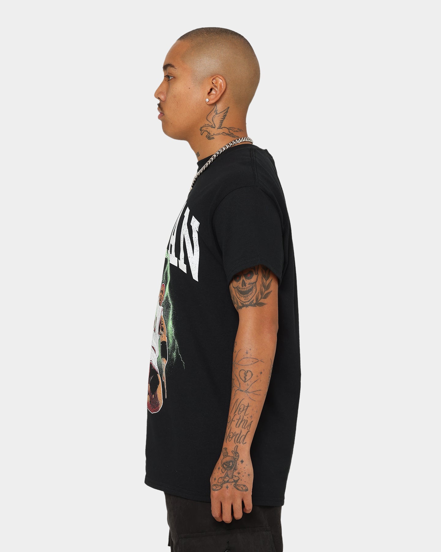 Rodman Brand Rodman Glow Dunk Vintage T-Shirt Black/Green、mySite、zt4zffjzw