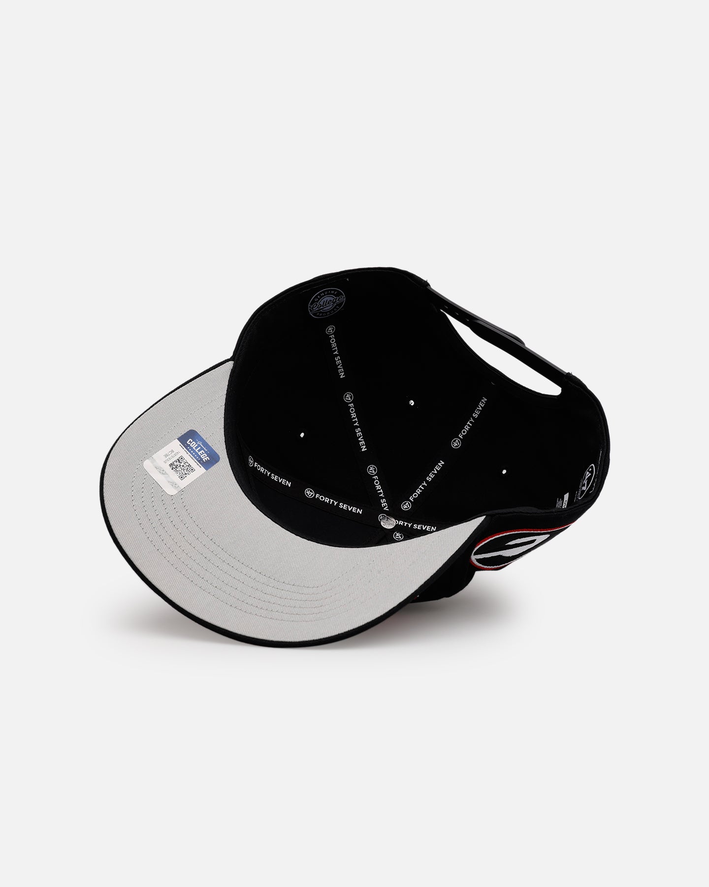 47 Brand Georgia Bulldogs 'Black Dome Script' 47 Hitch Snapback Black、mySite、zt4zffjzw