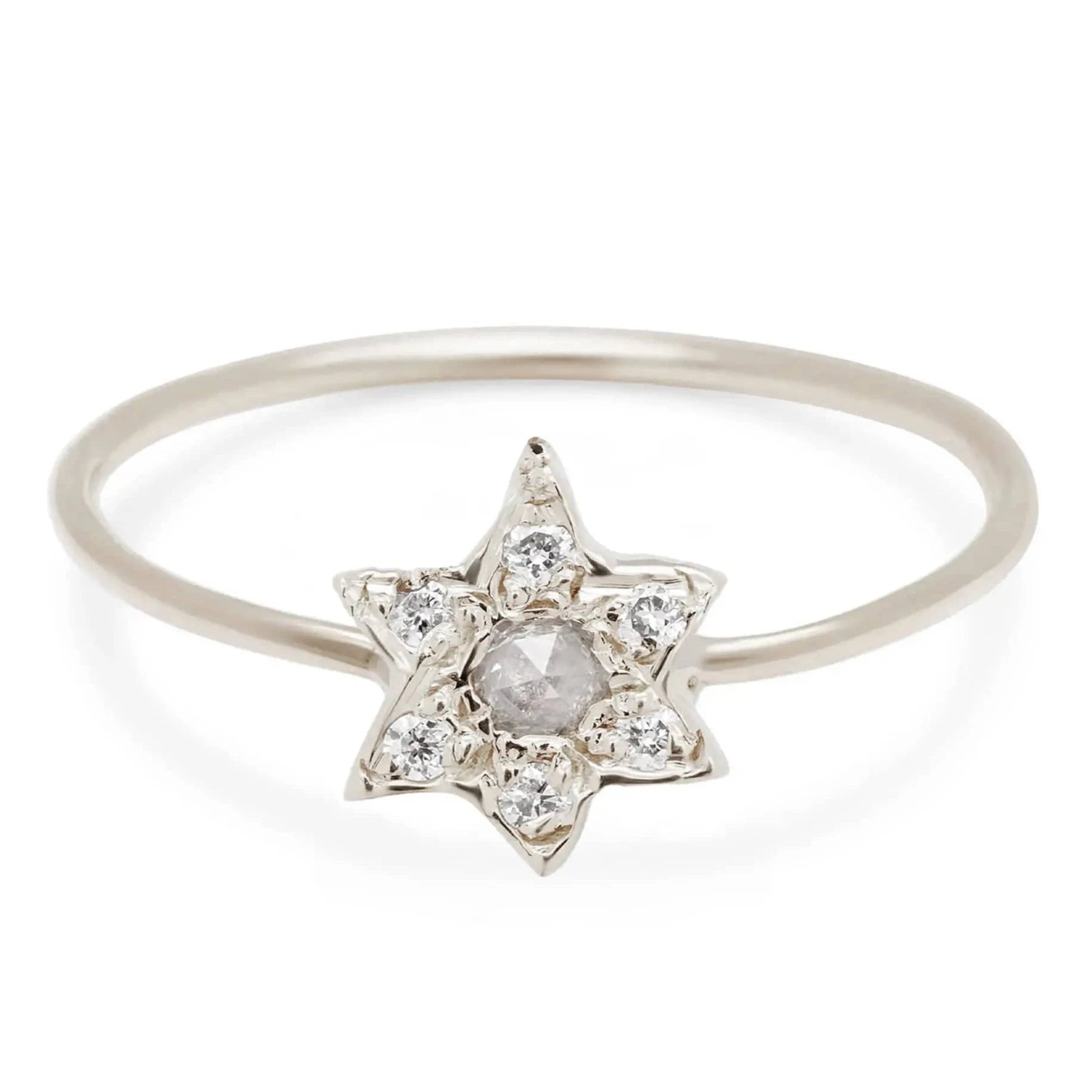 Custom Stones Star of David Ring with Gemstones by Elisa Solomon - 14k Yellow, Rose or White Gold、mySite、topwebapps