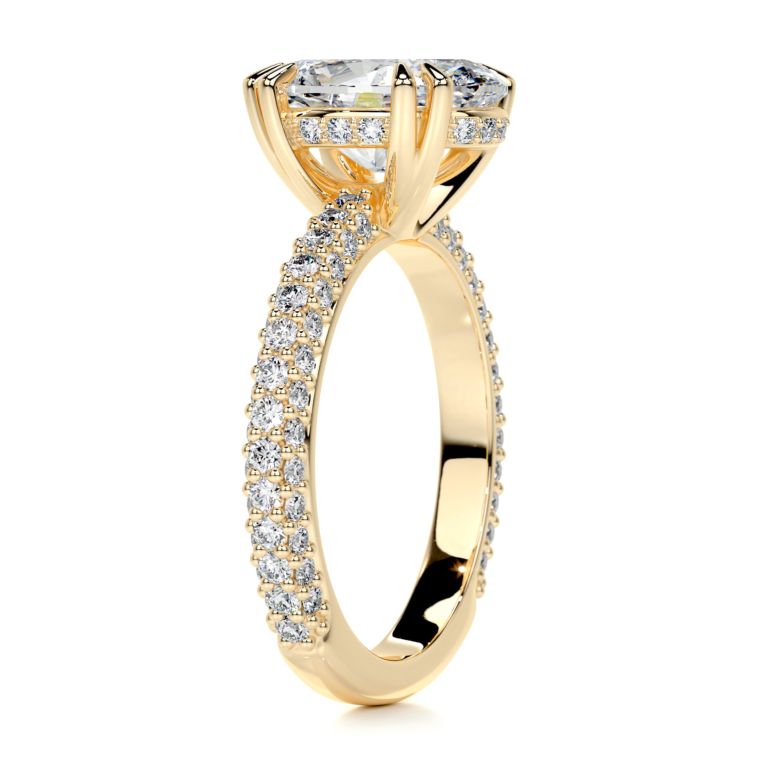 Kelly Diamond Engagement Ring -18K Yellow Gold、mySite、hinf8tx79