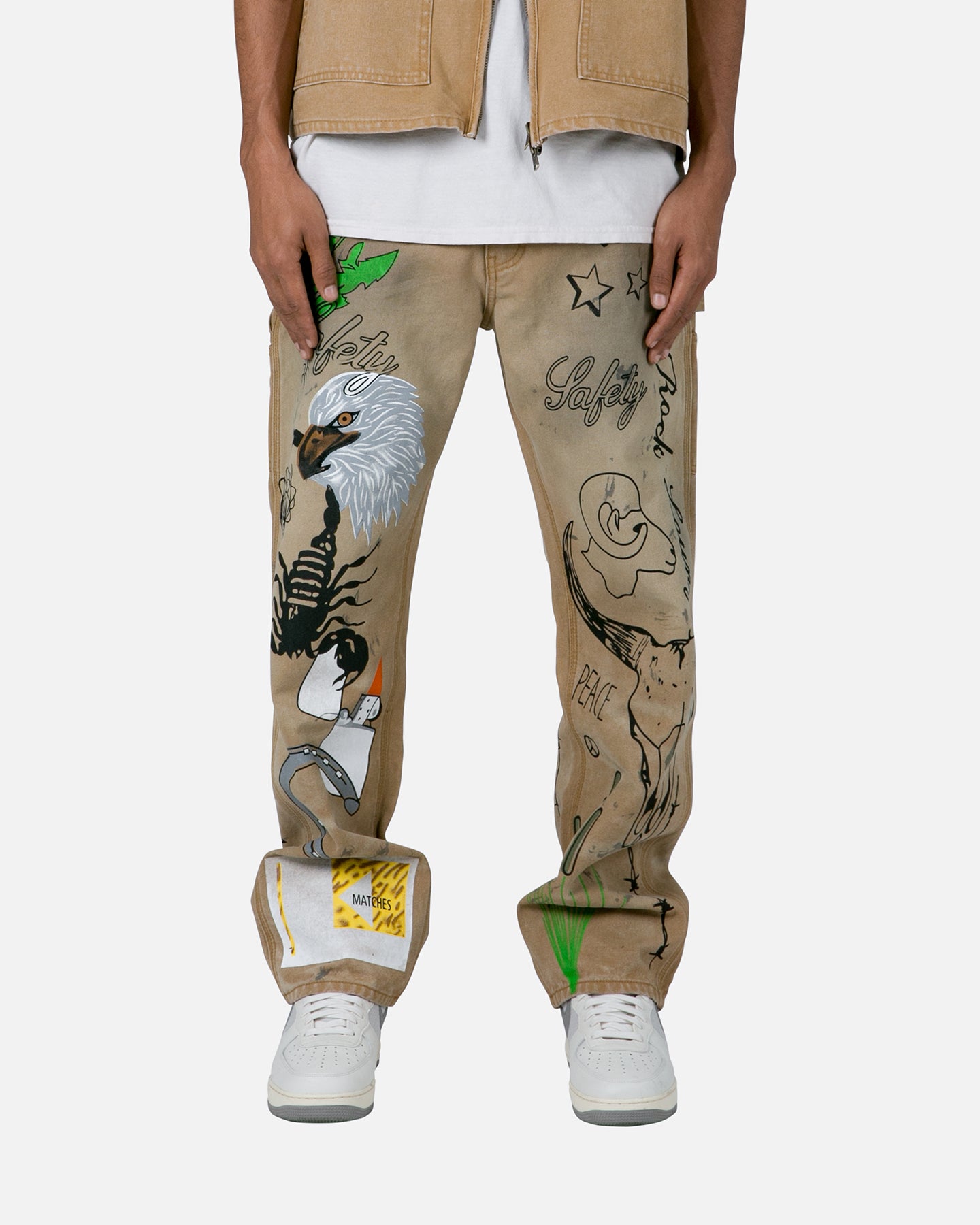 MNML Ranch Work Pants Tan、mySite、zt4zffjzw